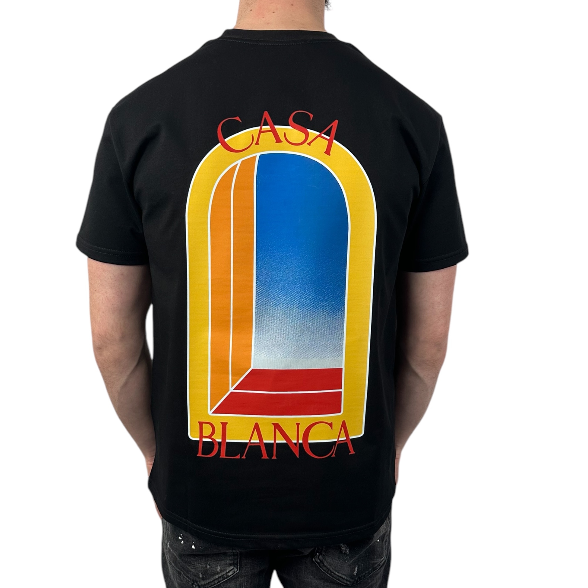 Casablanca T-shirt Window Black - Image 3