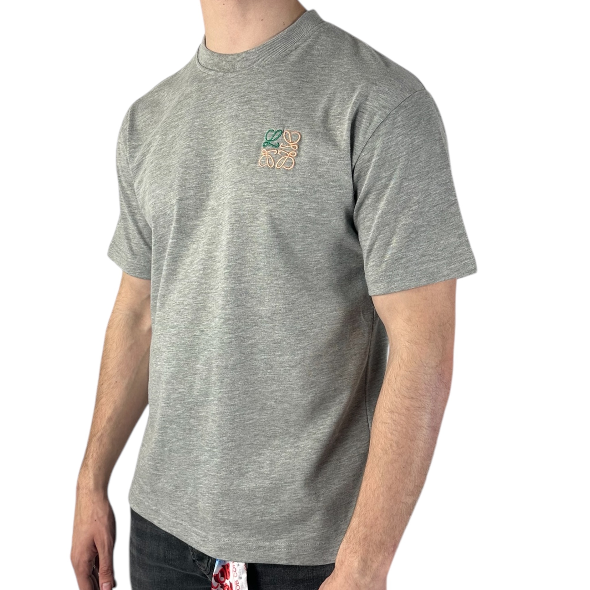 Loewe T-shirt Small Logo Grey - Image 2
