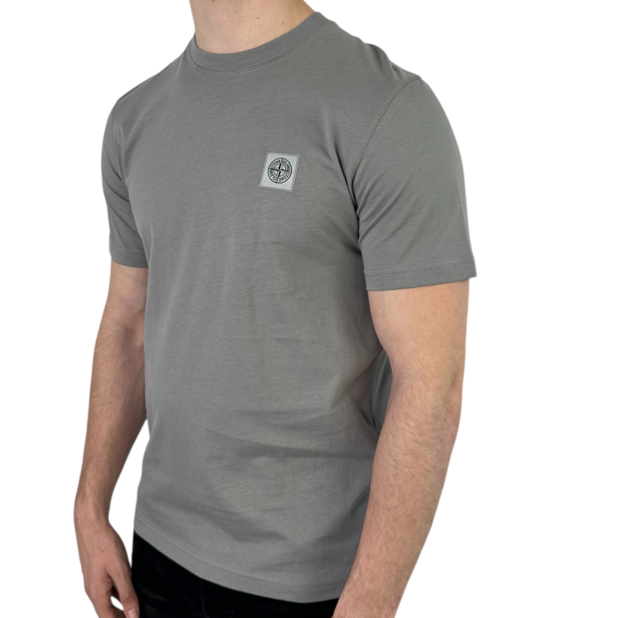 Stone Island T-shirt Ghost Grey - Image 2