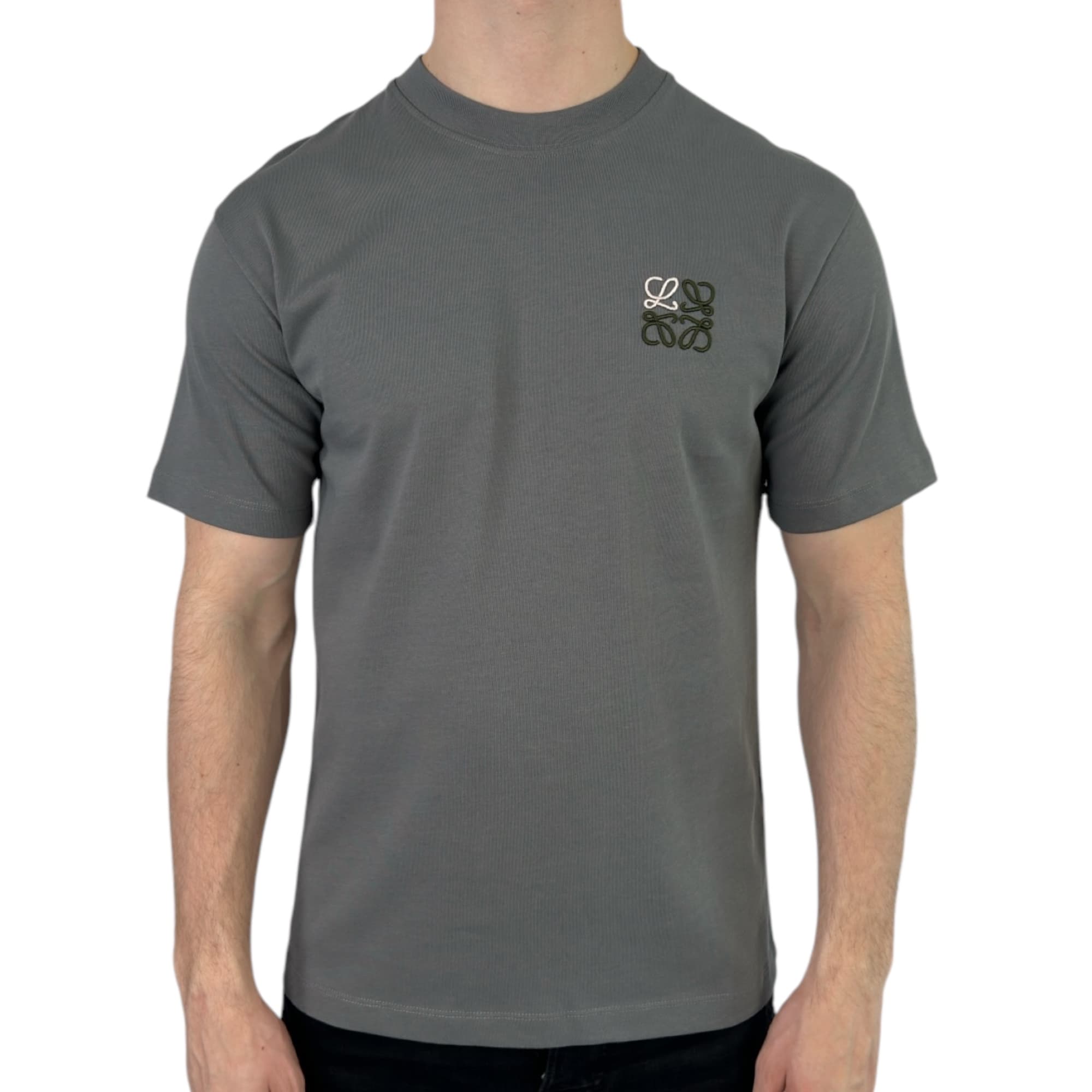 Loewe T-shirt Small Logo Antraciet