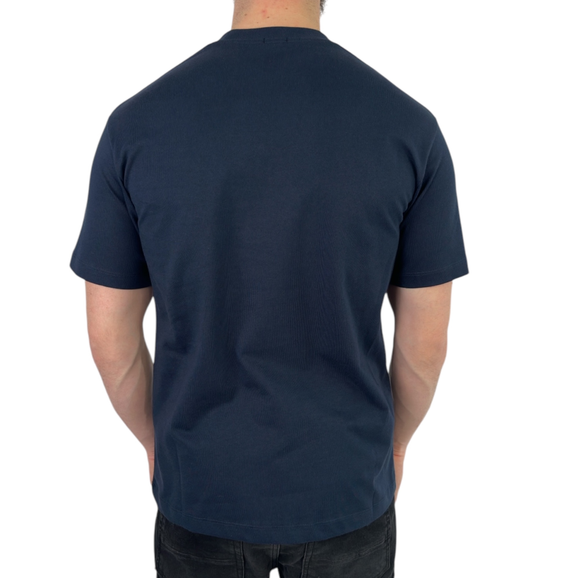 Loewe T-shirt Small Logo Navy Blue - Image 3