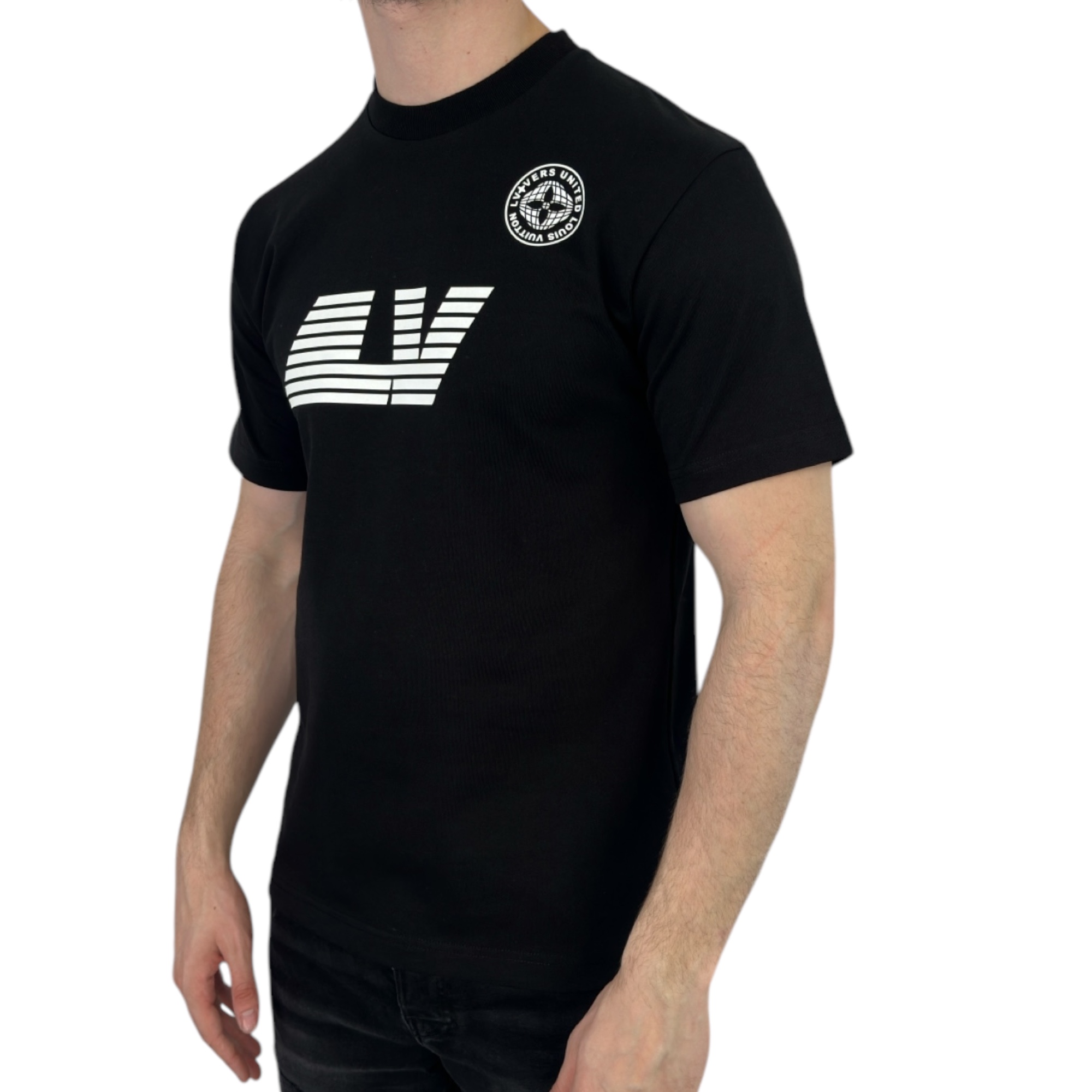 Louis Vuitton T-shirt Washed Printed Black - Image 2