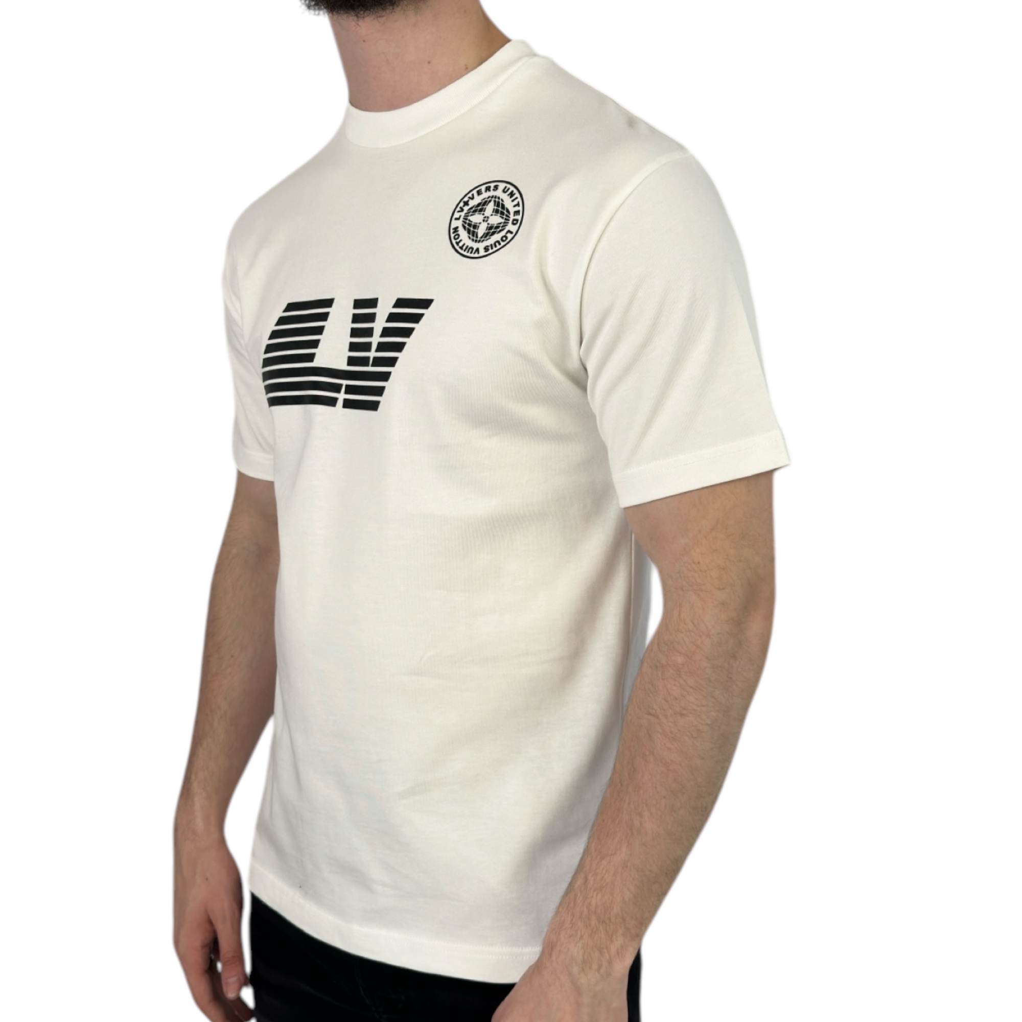 Louis Vuitton T-shirt Washed Printed White - Image 2