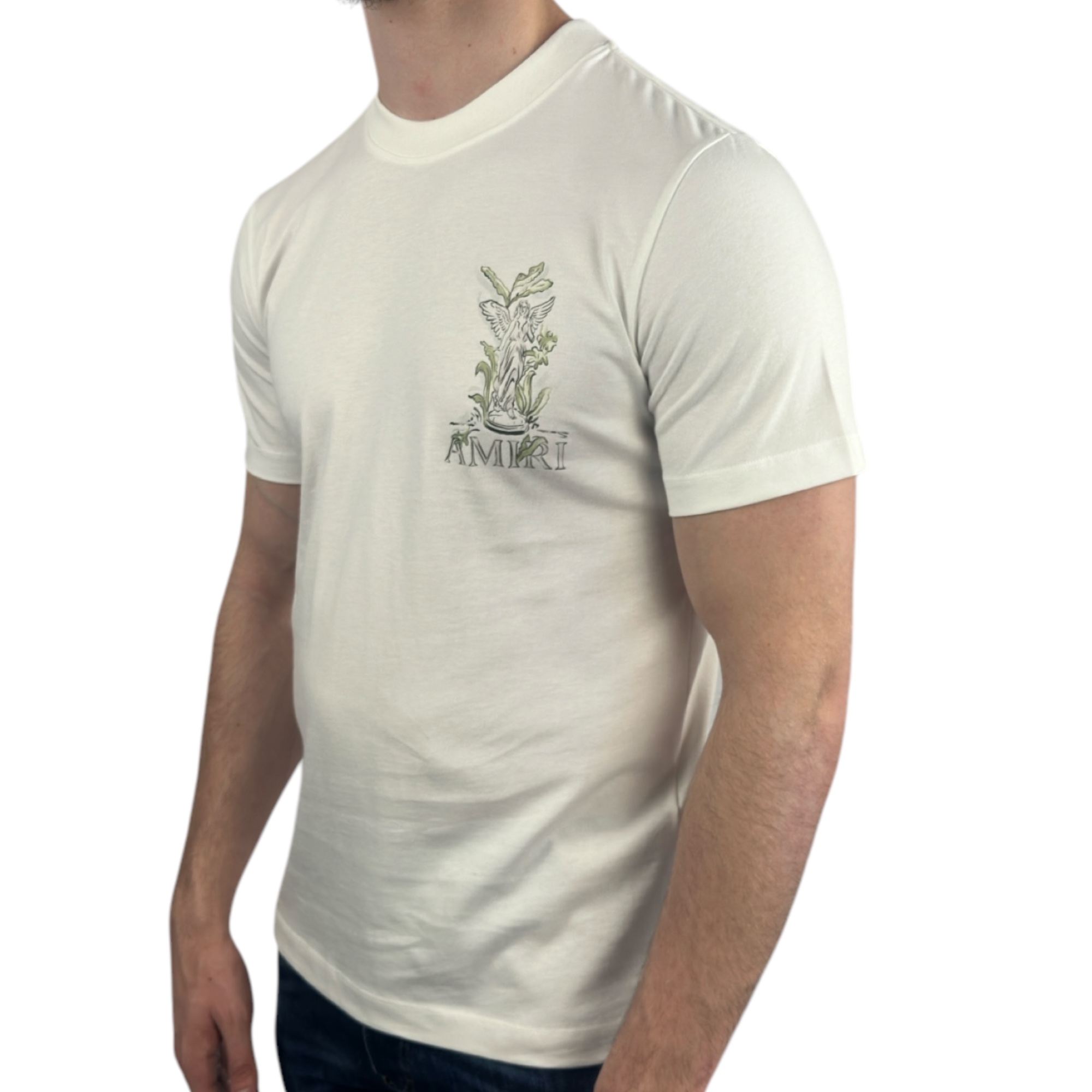Amiri T-shirt Angle White - Image 2