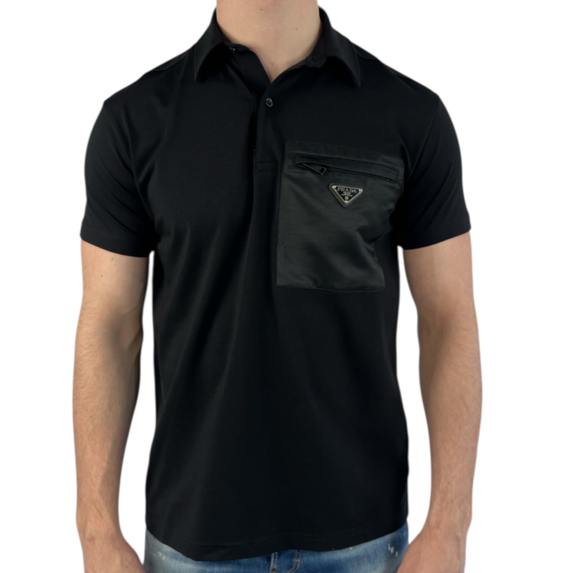 Prada Pocket Polo Black