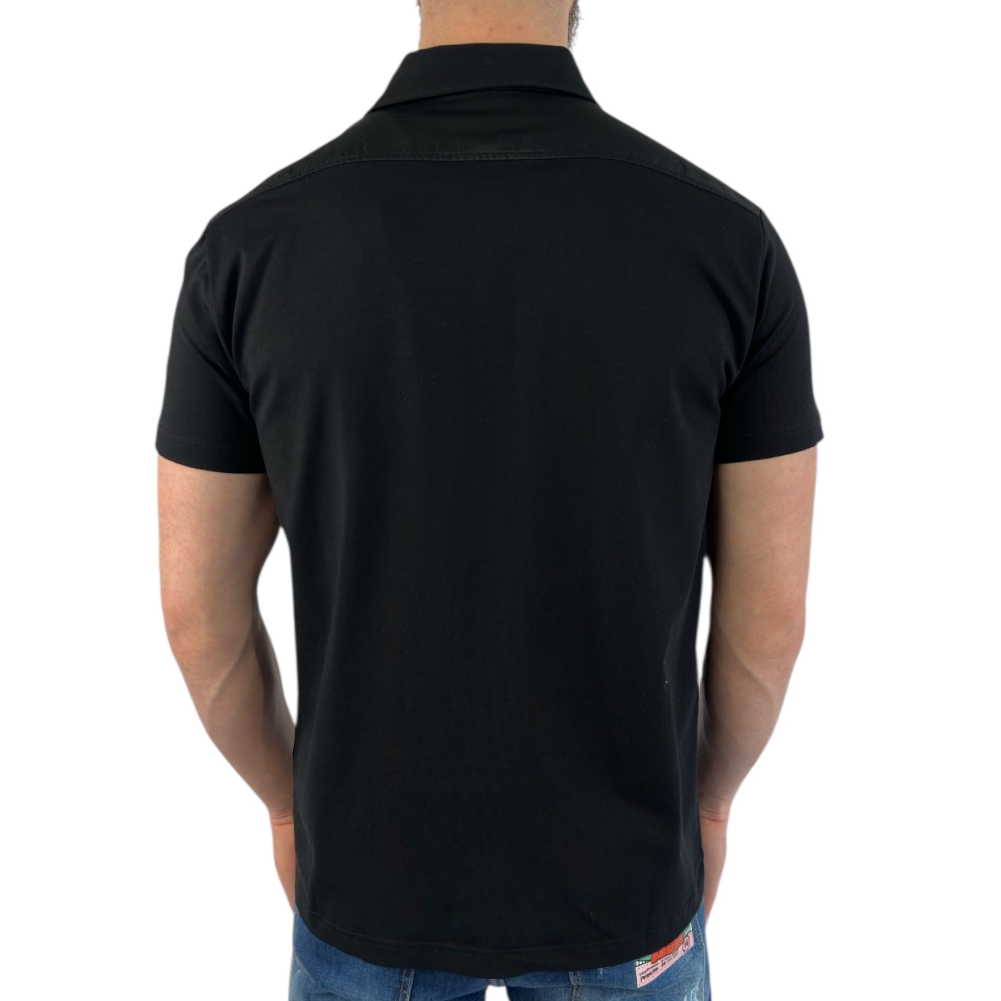 Prada Pocket Polo Black - Image 4