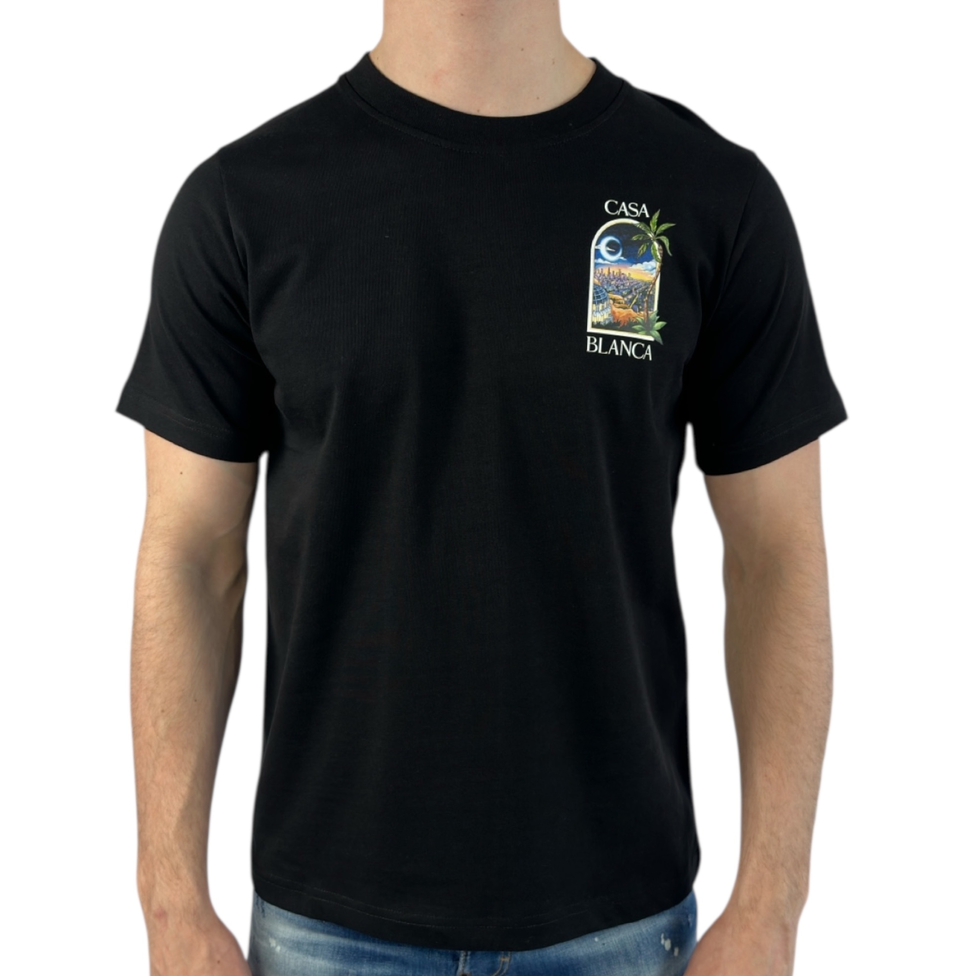 Casablanca T-shirt Night City Black - Image 1