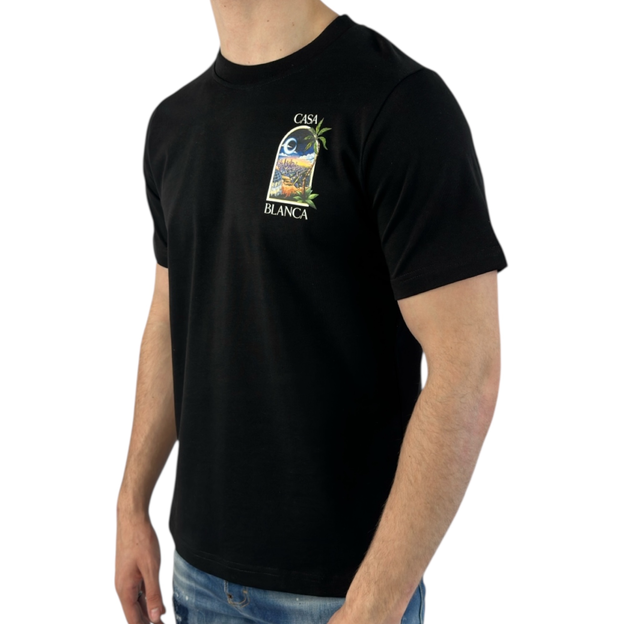 Casablanca T-shirt Night City Black - Image 2