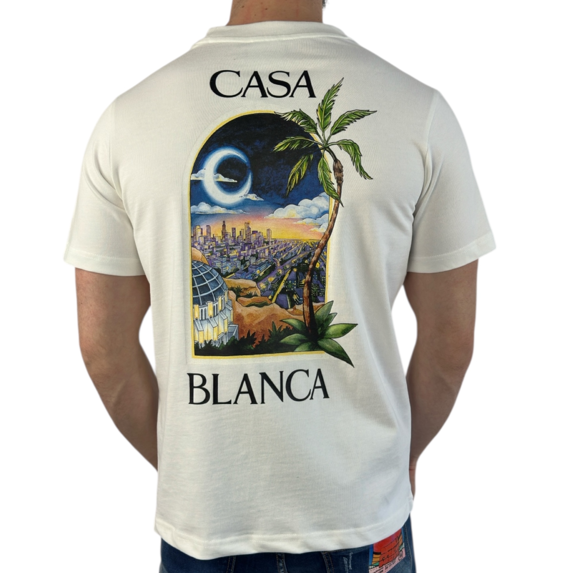 Casablanca T-shirt Night City White - Image 3