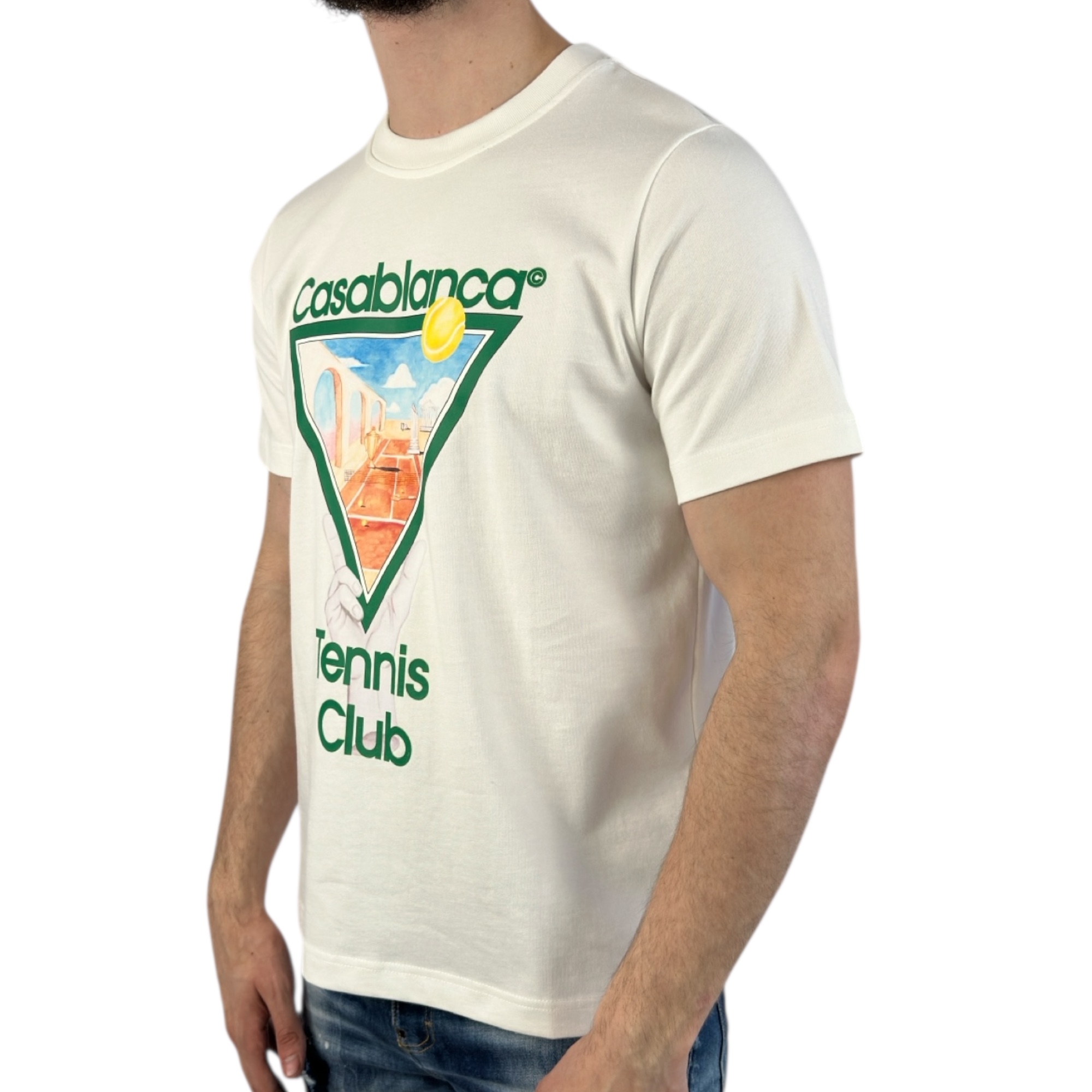 Casablanca T-shirt Tennis Club White - Image 2