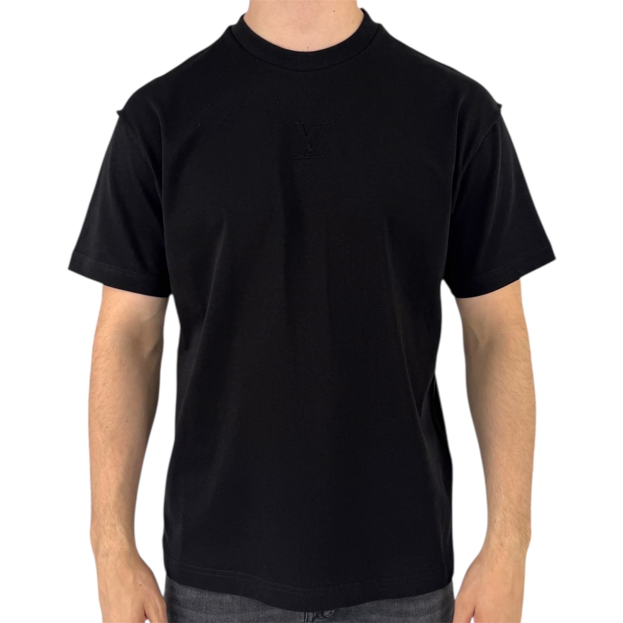 Louis Vuitton T-shirt Embossed Black