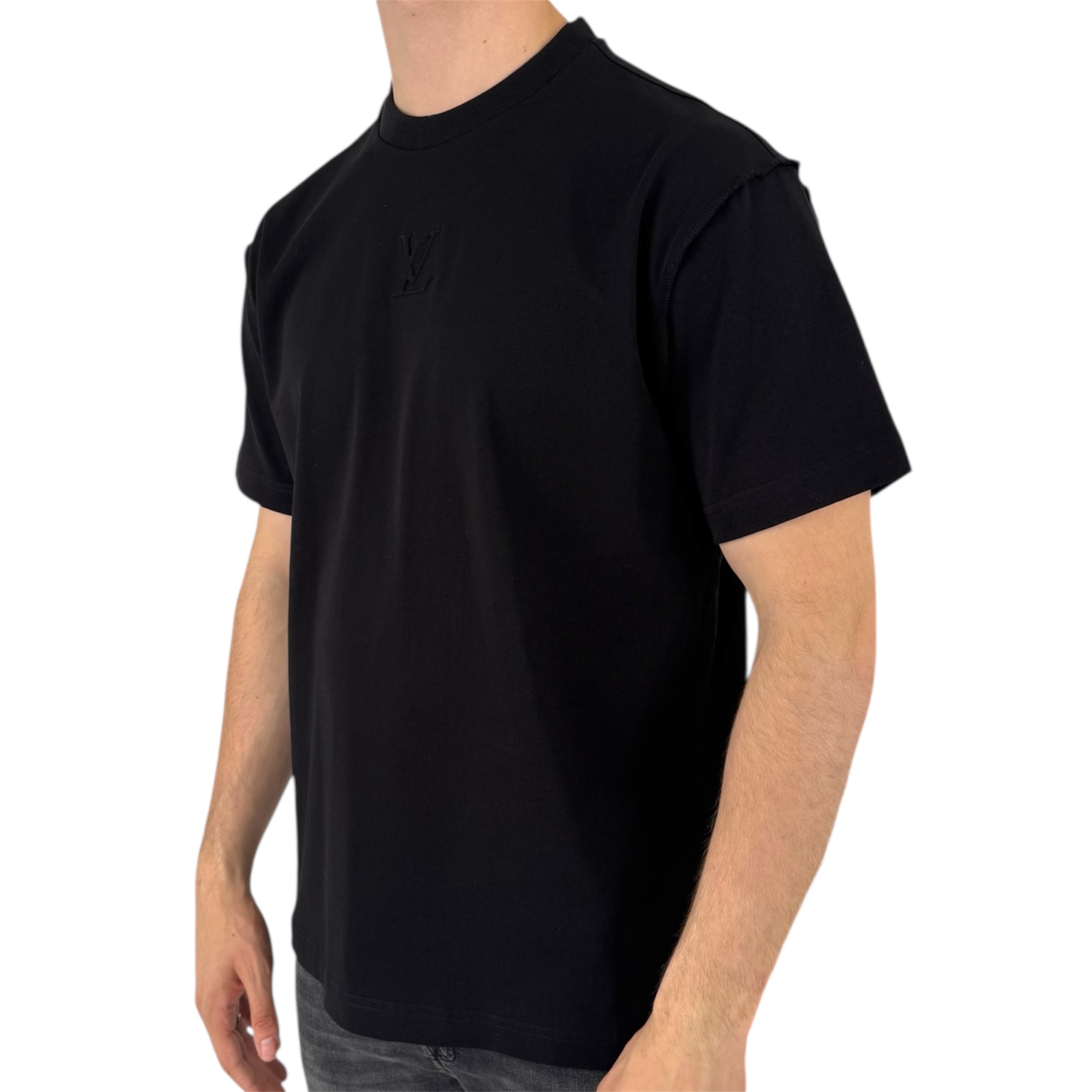 Louis Vuitton T-shirt Embossed Black - Image 2