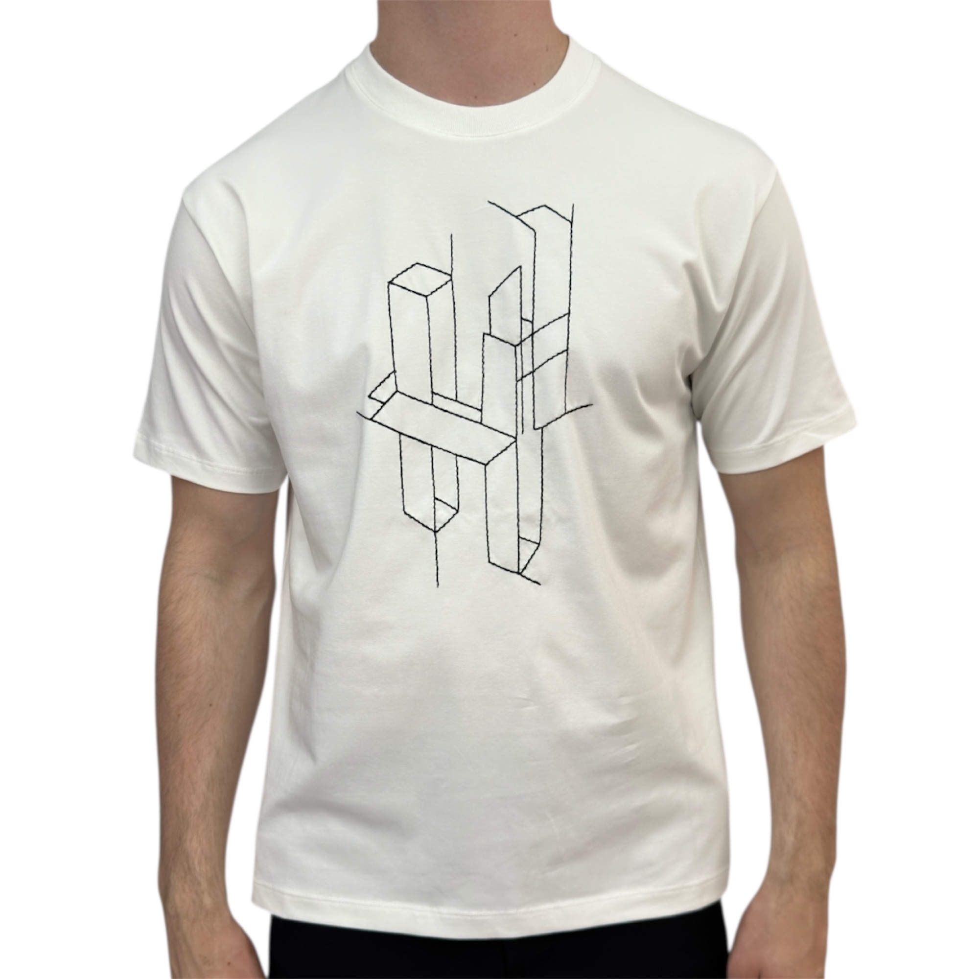 Hermes T-shirt H 3D Print White