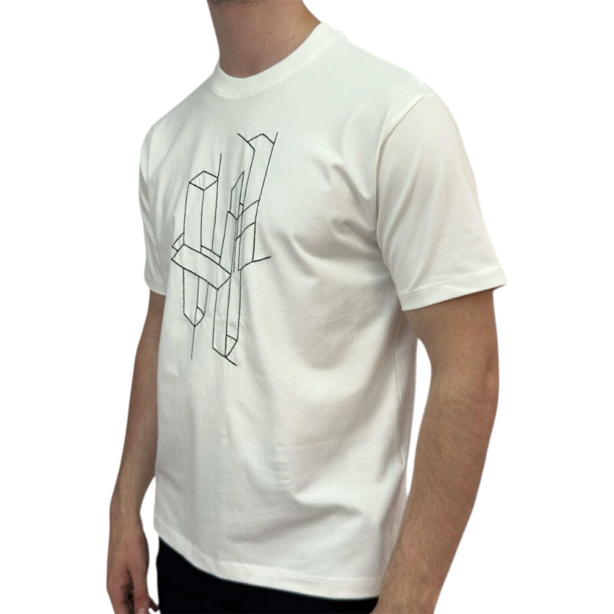 Hermes T-shirt H 3D Print White - Image 2