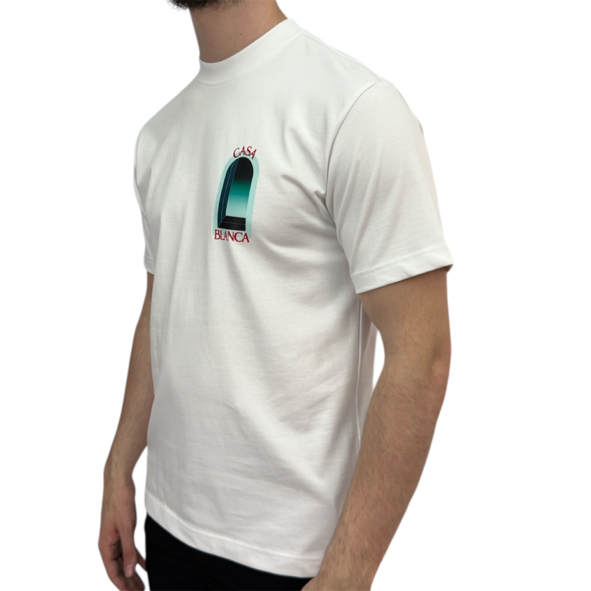 Casablanca T-shirt Poort White - Image 2