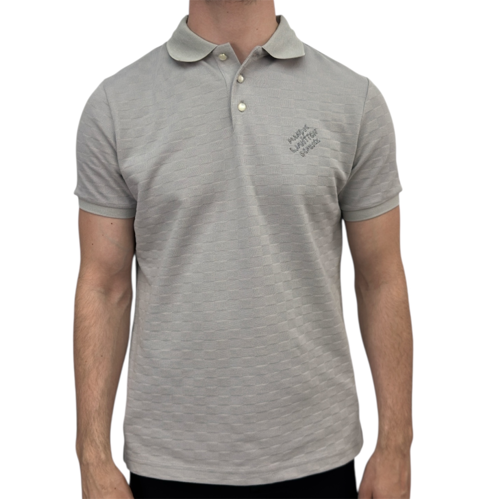 Louis Vuitton Damier Cotton Polo Grey