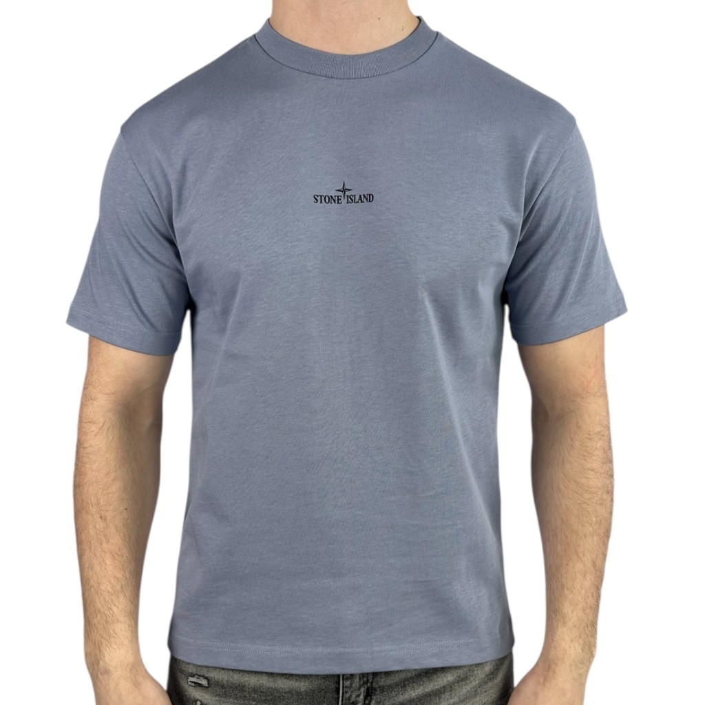 Stone Island T-shirt Back Logo Grey