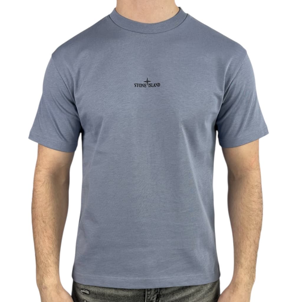 Stone Island T-shirt Back Logo Grey
