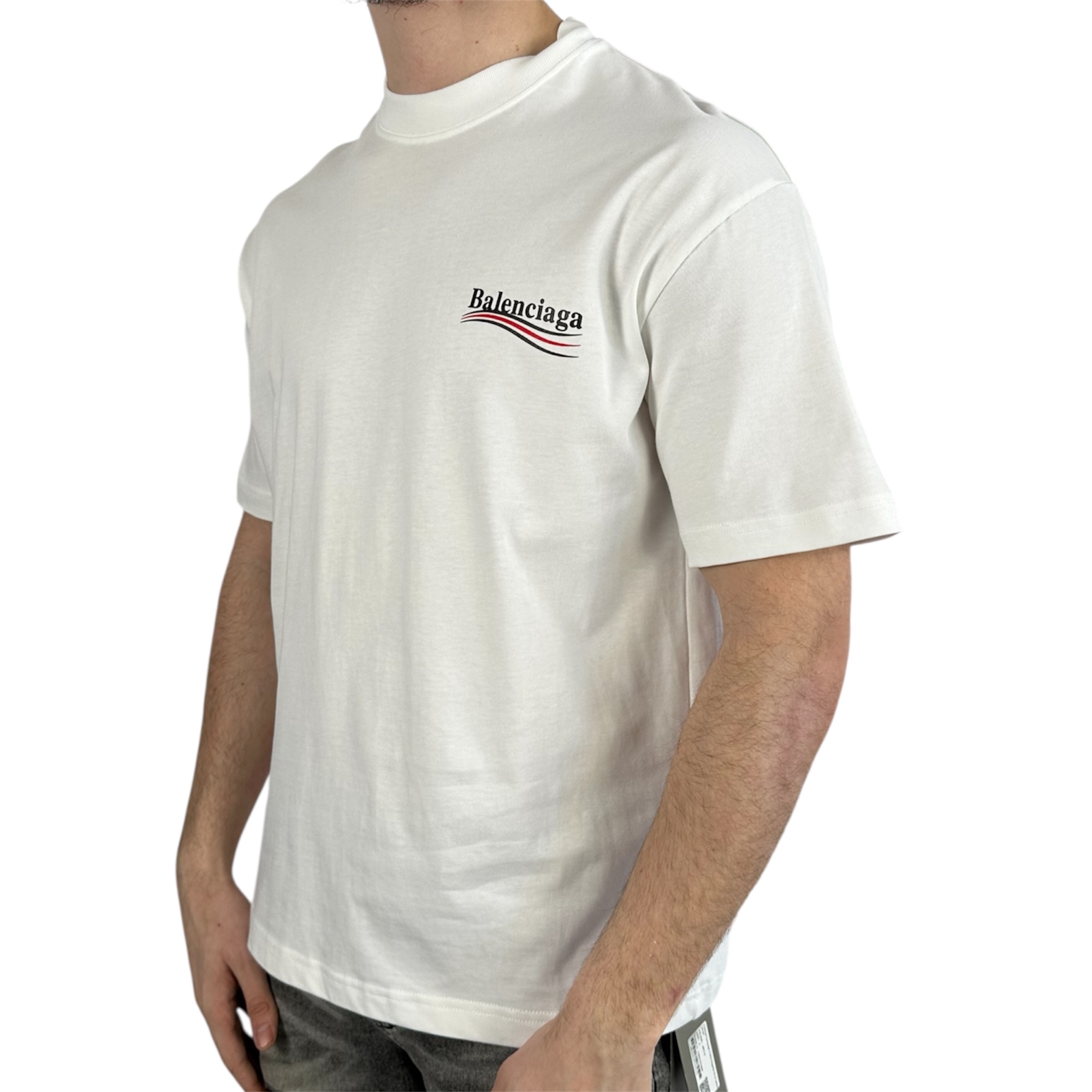 Balenciaga T-shirt Political White - Image 2