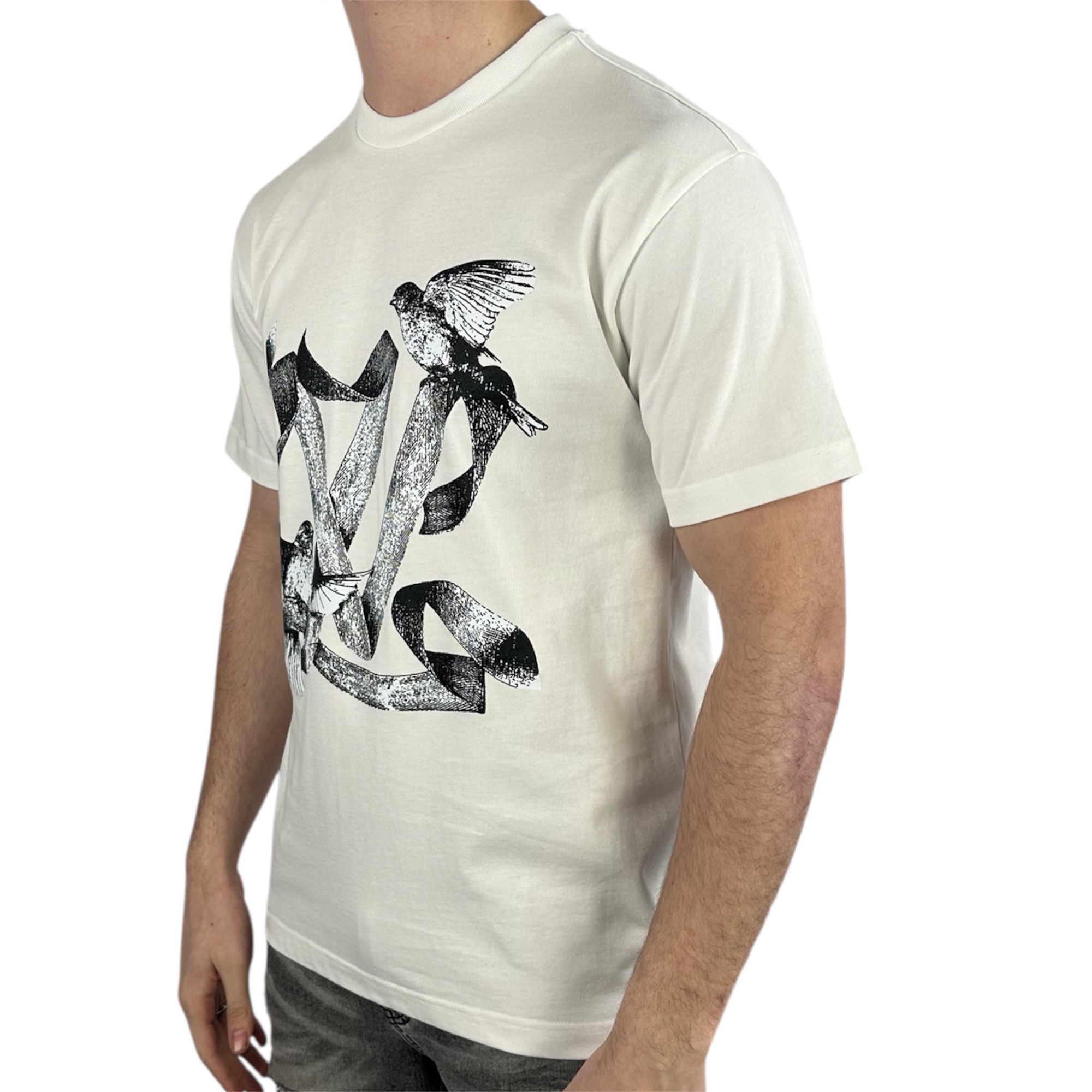 Louis Vuitton T-shirt Bird Logo White - Image 2