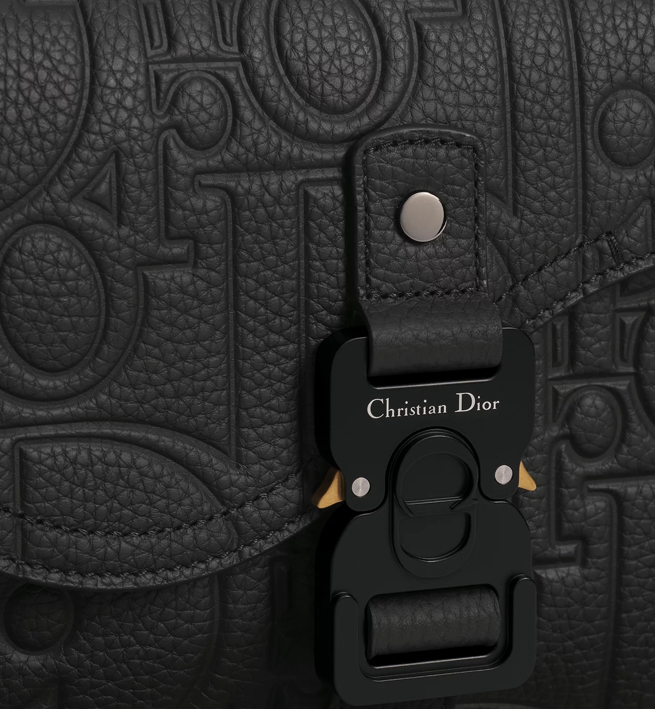 Dior Saddle Messenger Bag Gravity Black - Image 4