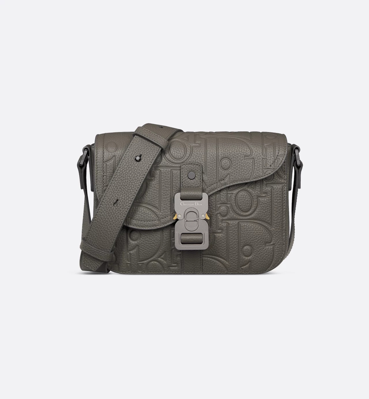 Dior Saddle Messenger Bag Gravity Grey