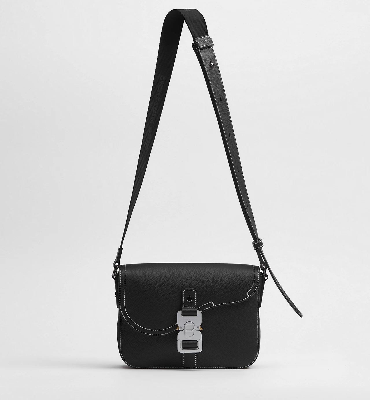 Dior Saddle Messenger Bag Leather Black - Image 2