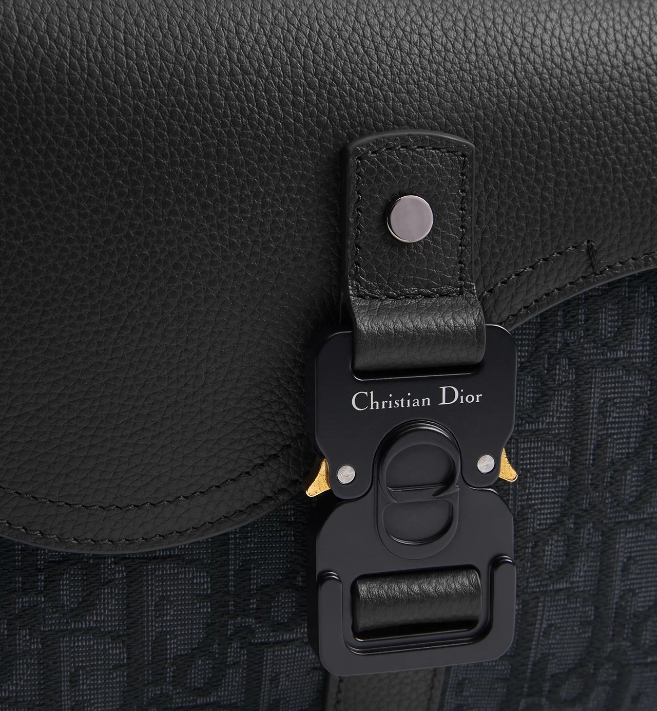 Dior Saddle Messenger Bag Black - Image 4