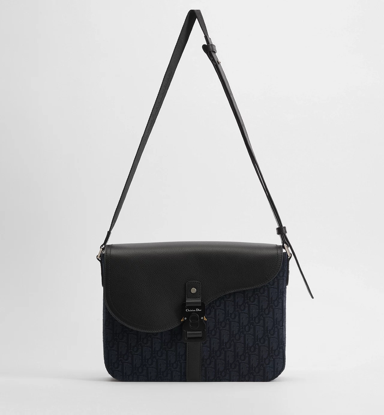 Dior Large Saddle Messenger Bag Black - Image 2