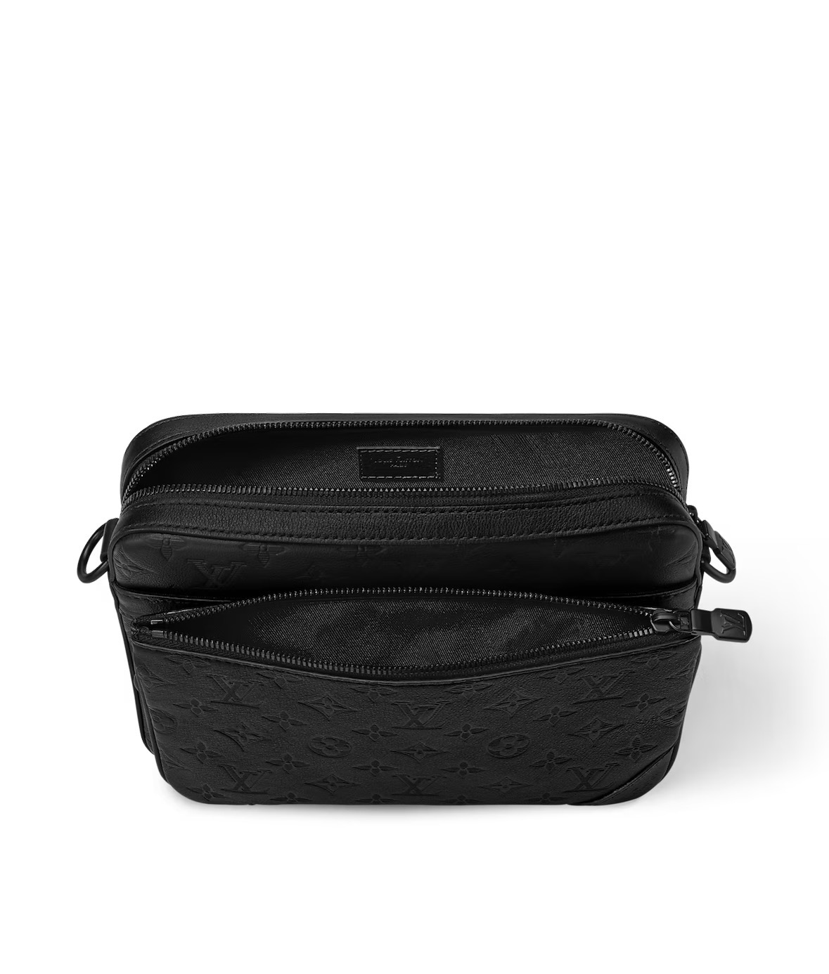 Louis Vuitton Trio Messenger Bag Leather Black - Image 3