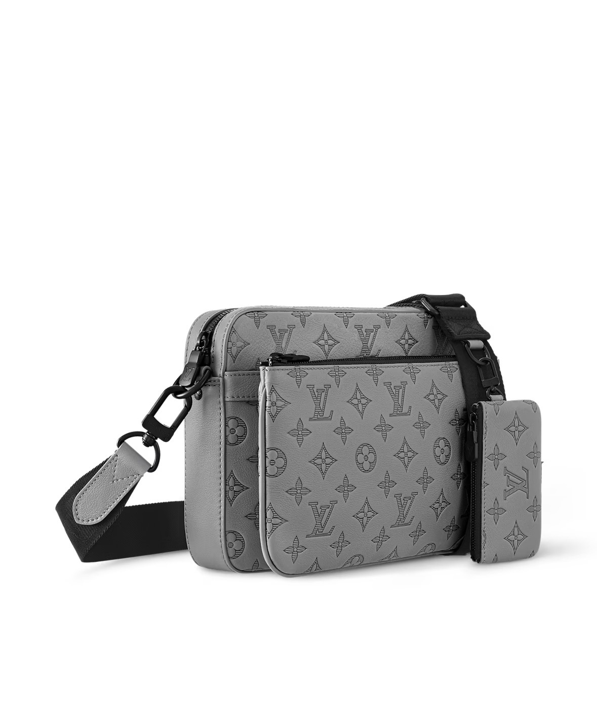 Louis Vuitton Trio Messenger Bag Light Grey - Image 2