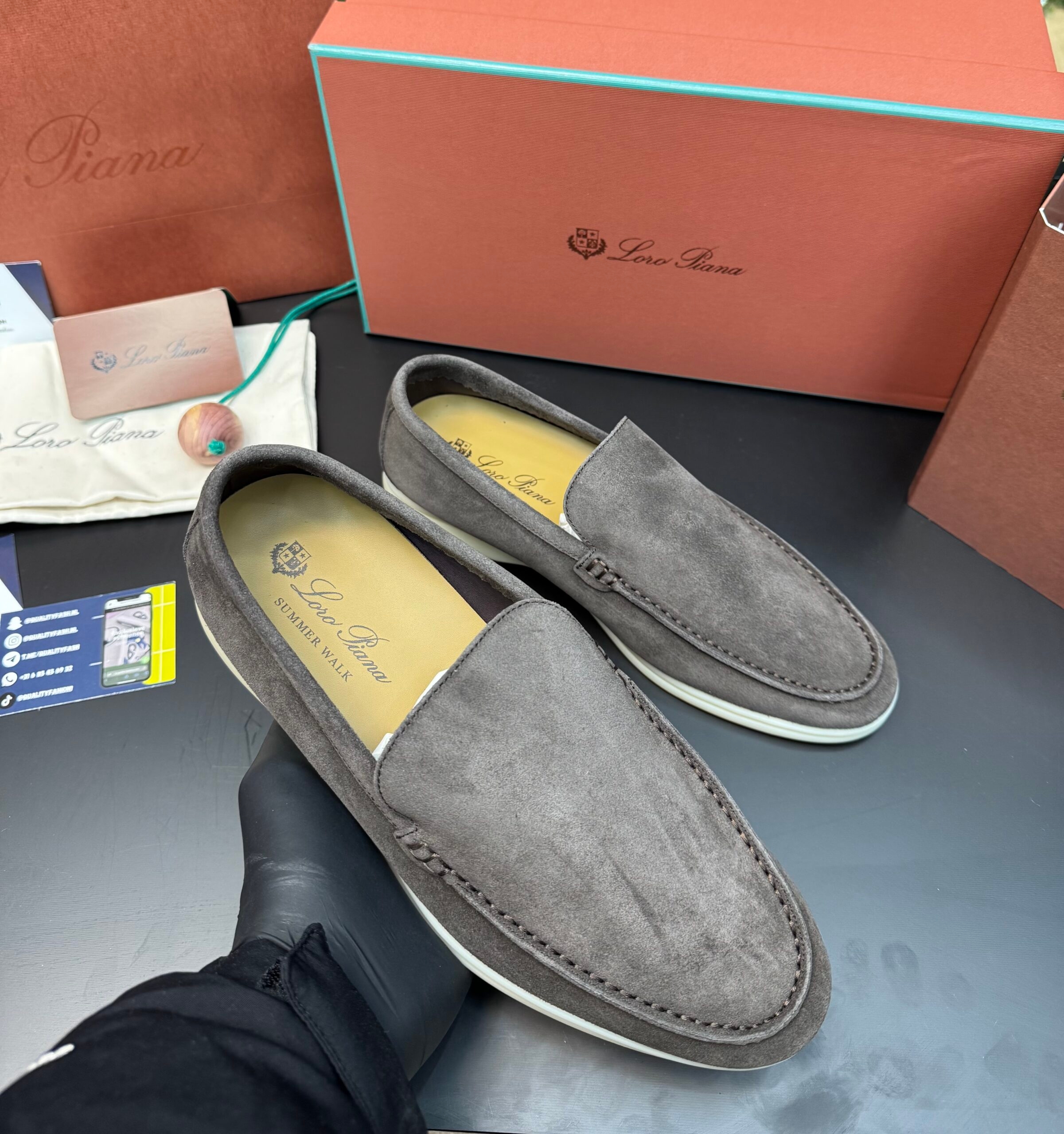 Loro Piana Summer Walk Loafer Brown - Image 2