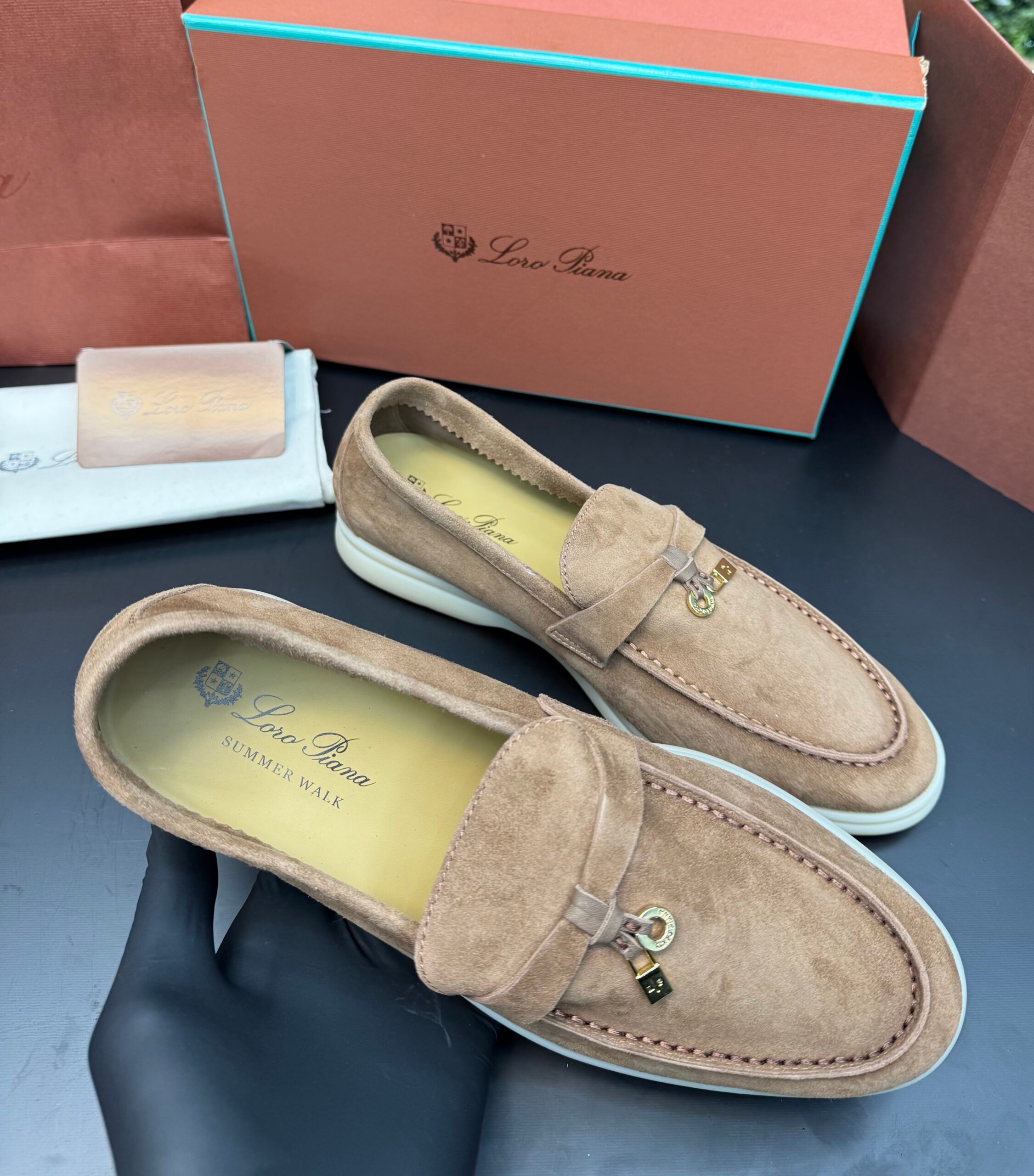 Loro Piana Summer Walk Loafer Brown ( Woman ) - Image 2