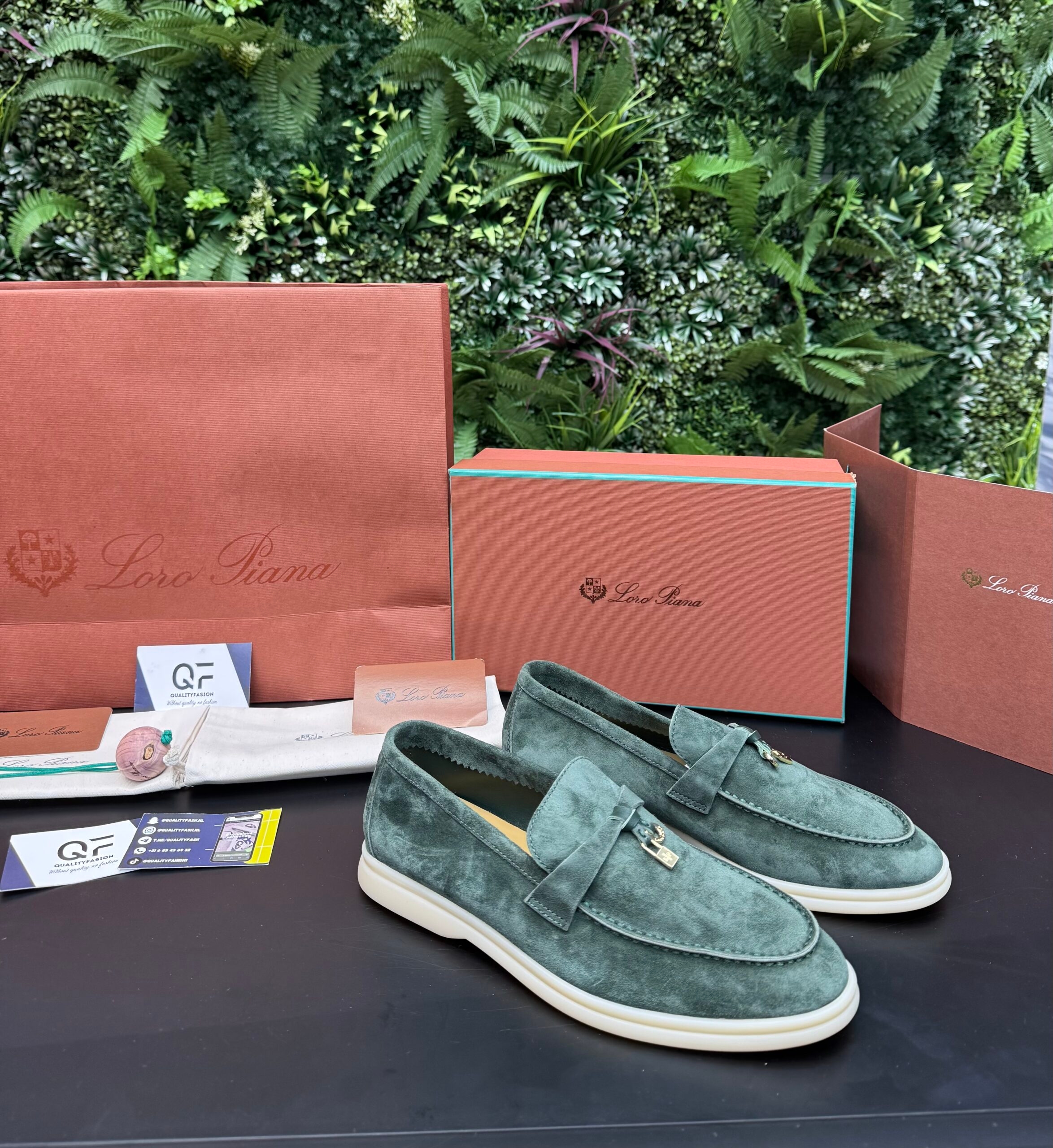 Loro Piana Summer Walk Loafer Largon Green ( Woman )