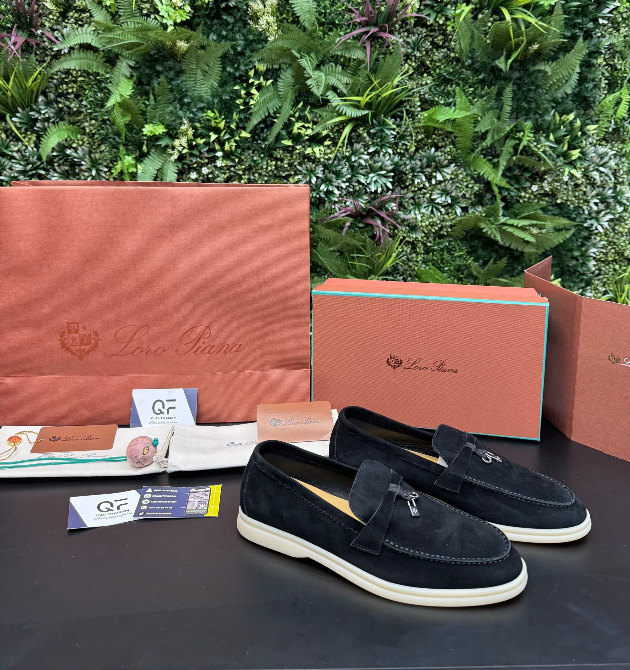 Loro Piana Summer Walk Loafer Black ( Woman )