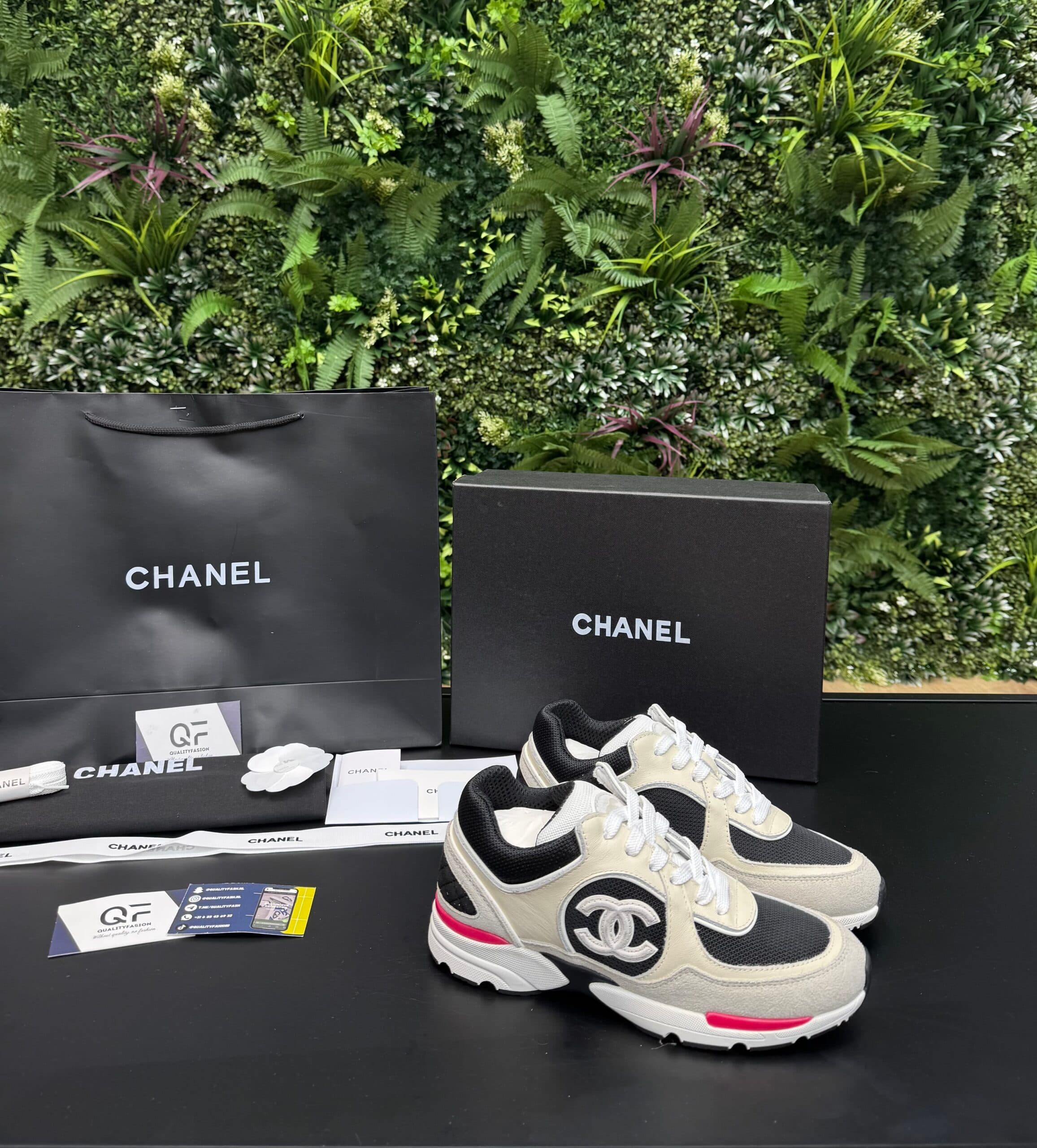 Chanel Low Top Trainer Pink