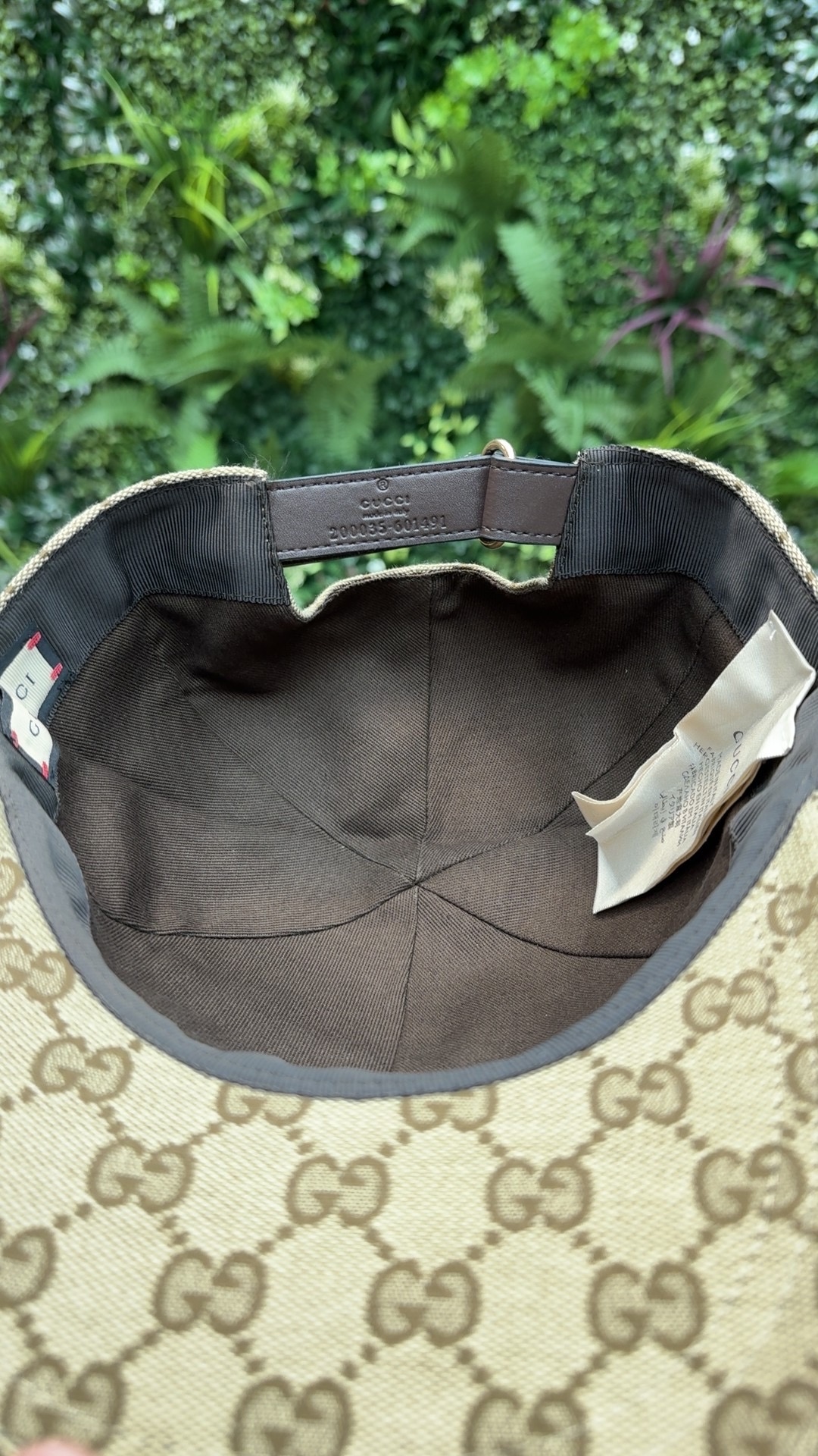 Gucci GG Canvas Baseball Cap Original Beige - Image 2