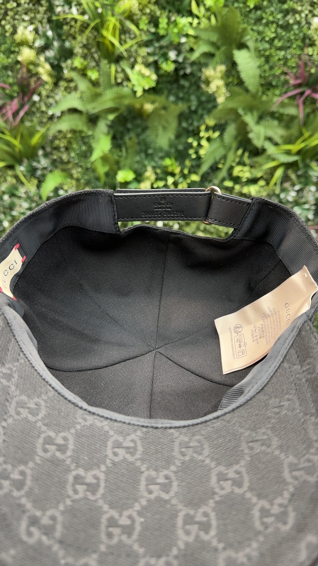 Gucci GG Canvas Baseball Cap Original Black - Image 2