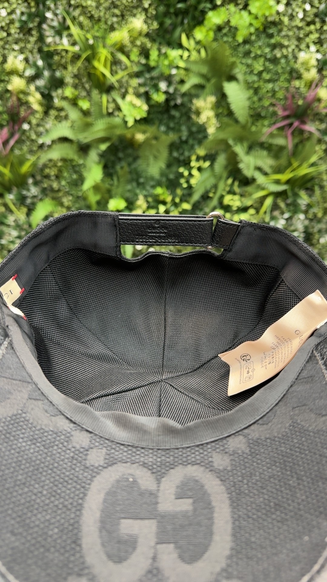 Gucci GG Jumbo Baseball Cap Black - Image 2