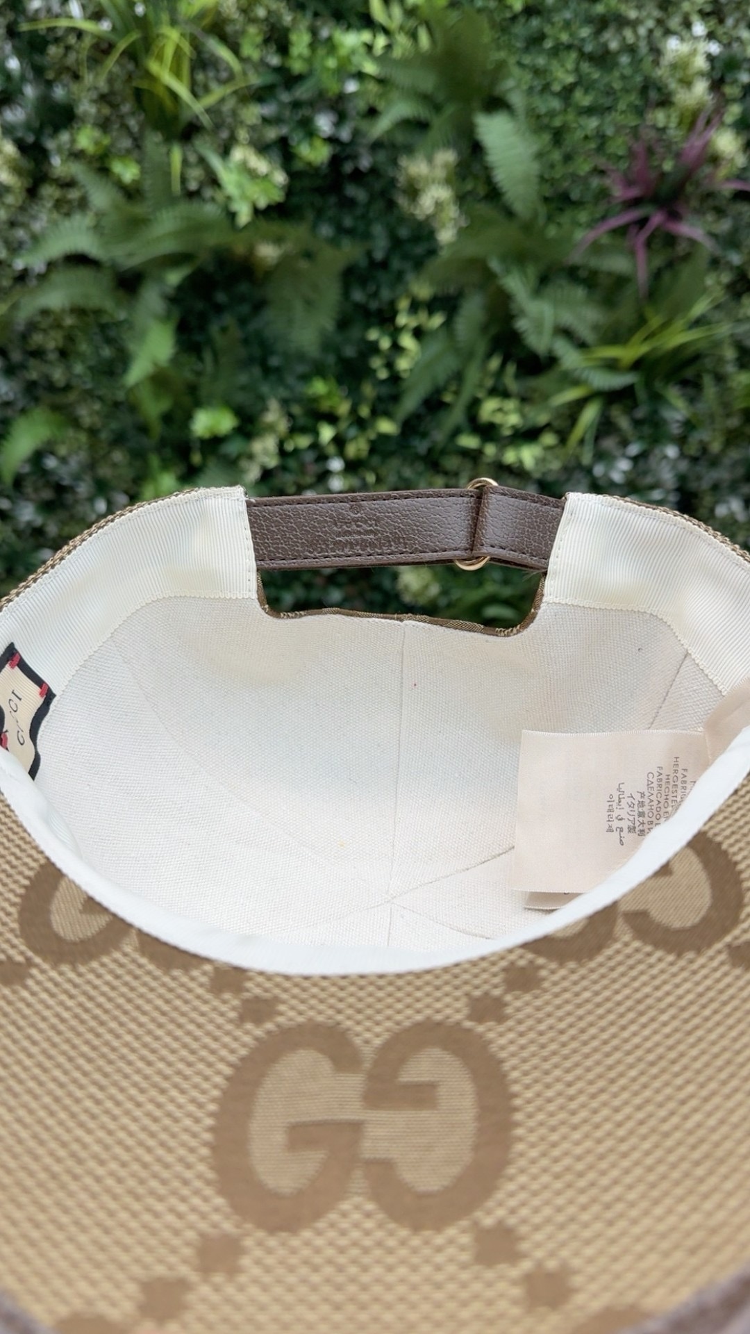 Gucci GG Jumbo Baseball Cap Beige - Image 2