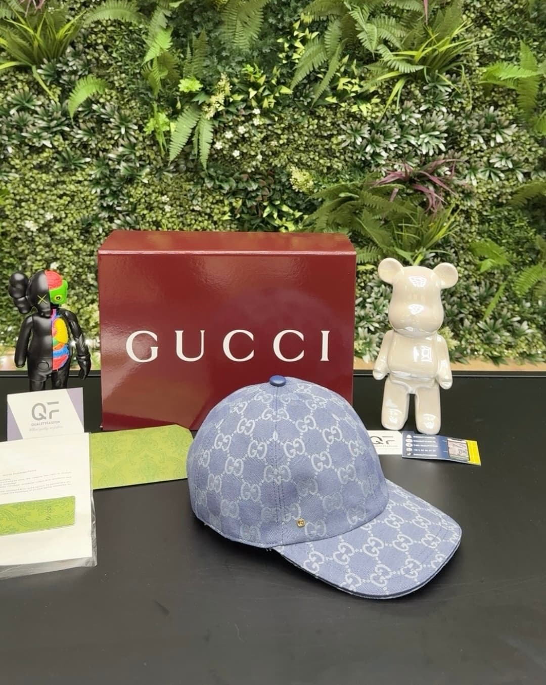 Gucci GG Canvas Baseball Cap Indigo