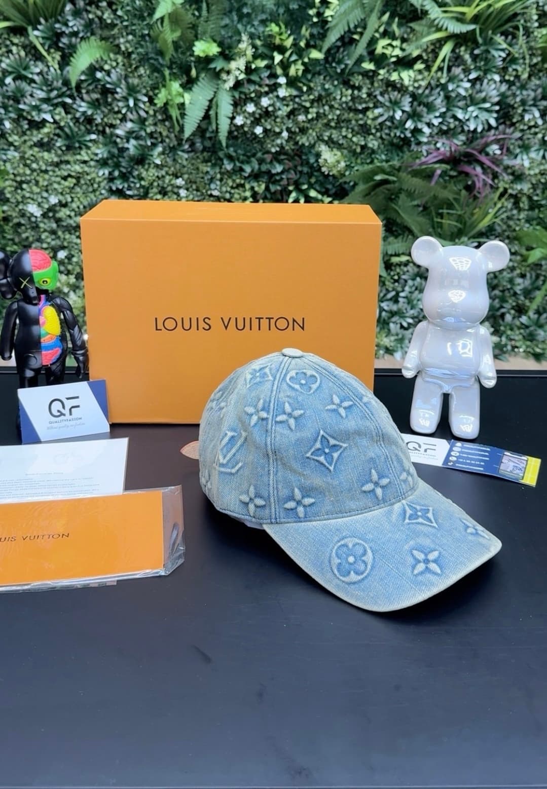 Louis Vuitton Monogram Denim Cap Blue