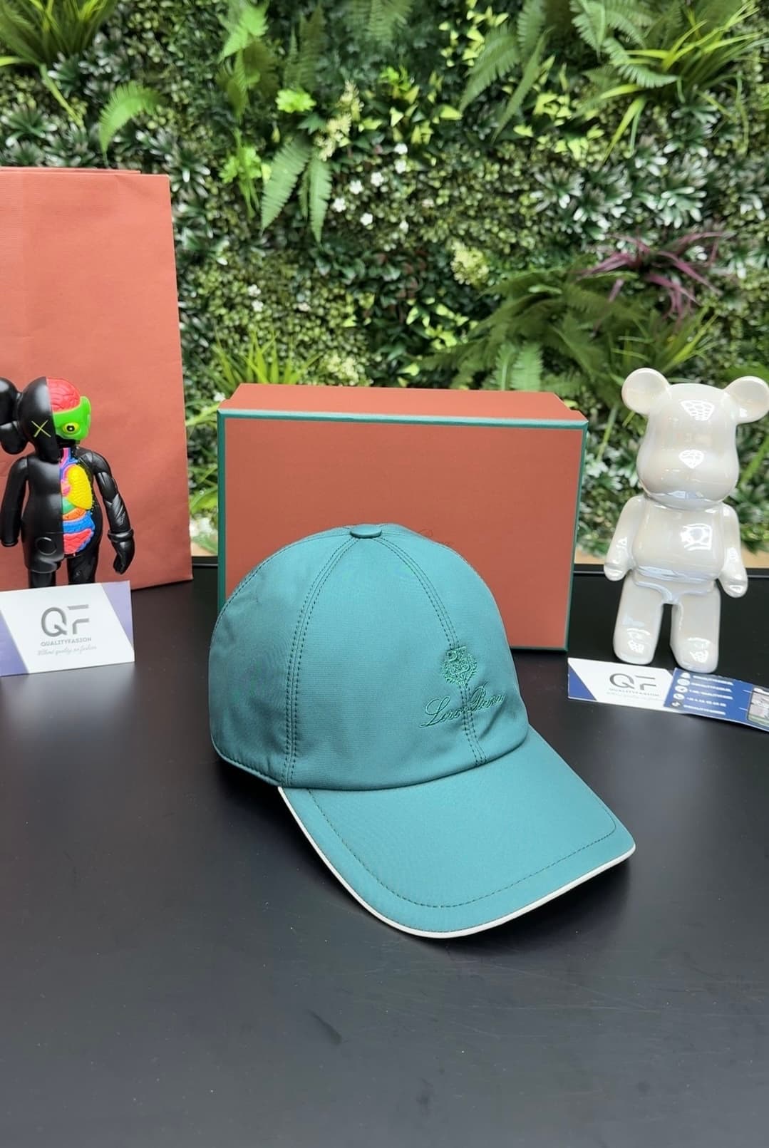 Loro Piana Logo Baseball Cap Green