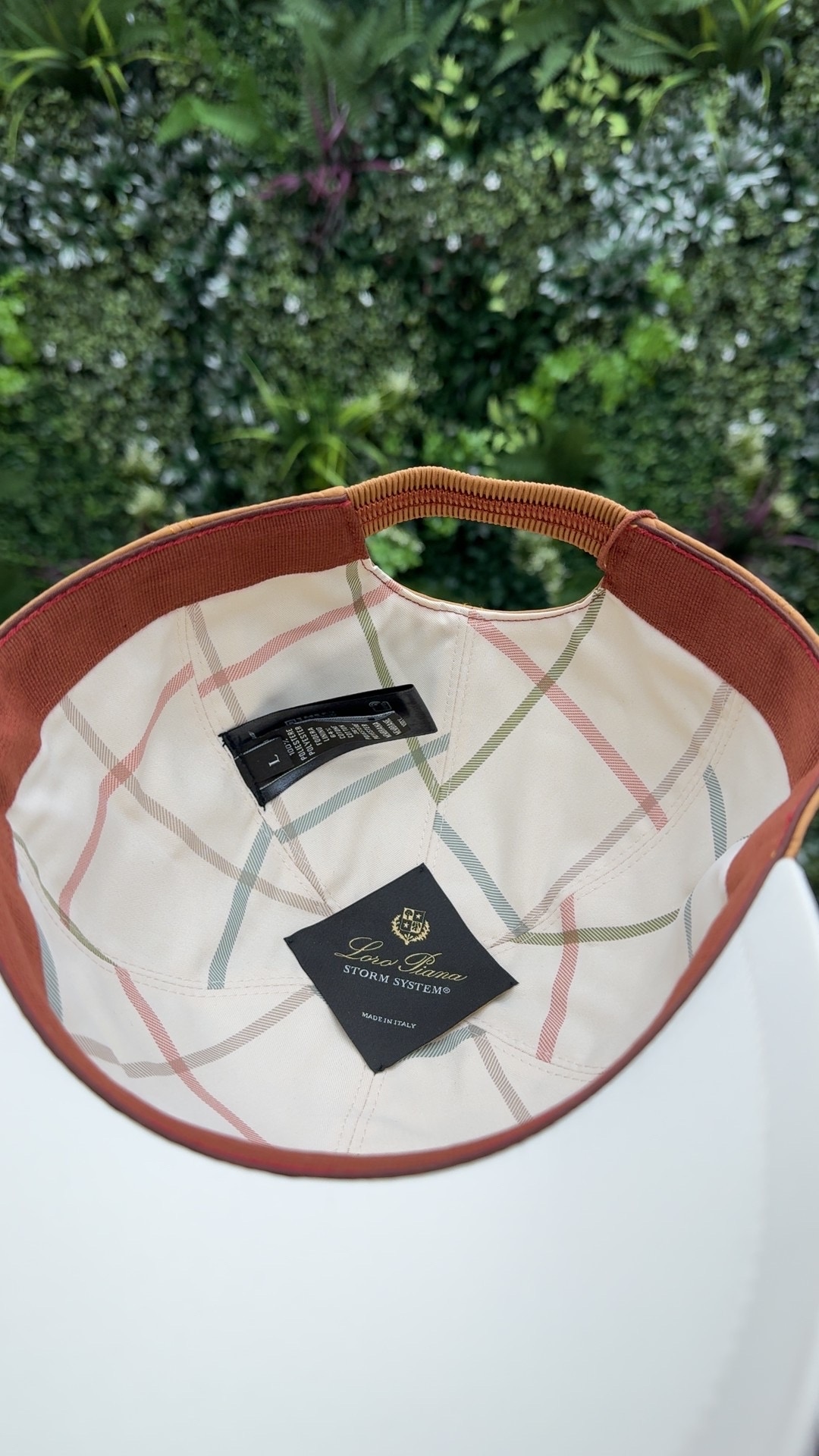 Loro Piana Logo Baseball Cap Brown - Image 2