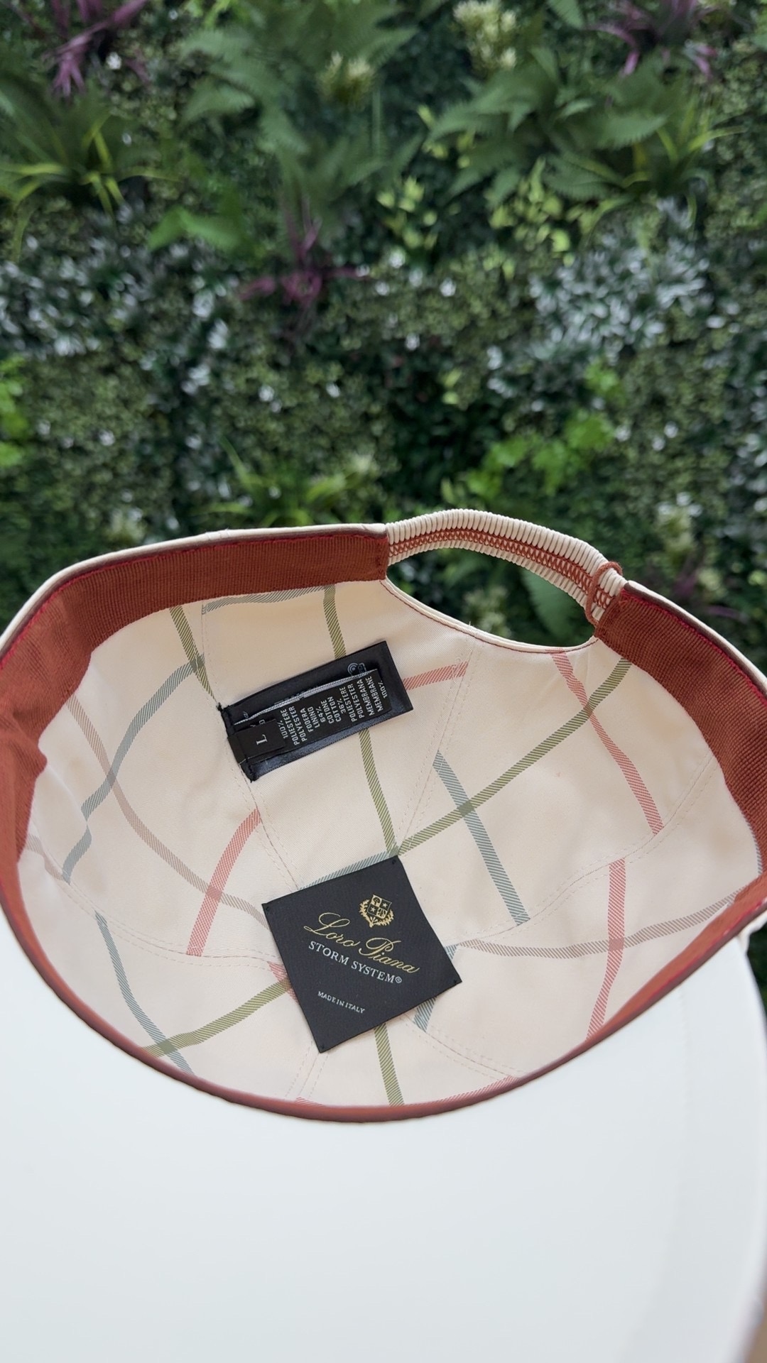 Loro Piana Logo Baseball Cap White - Image 2