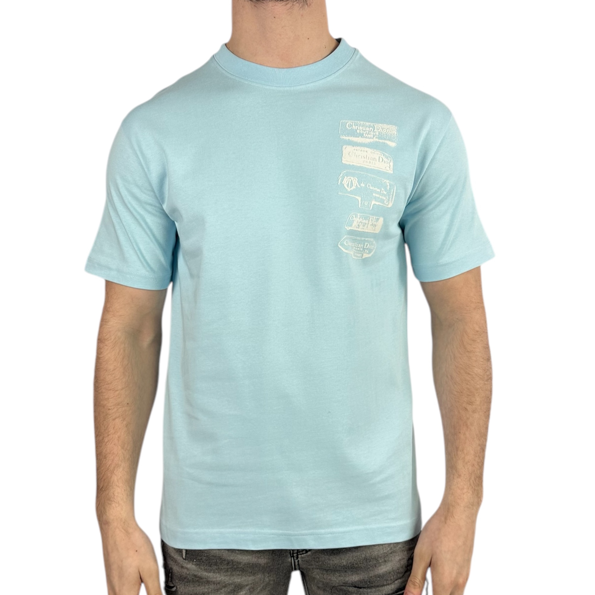 Dior T-shirt Archives Labels Blue