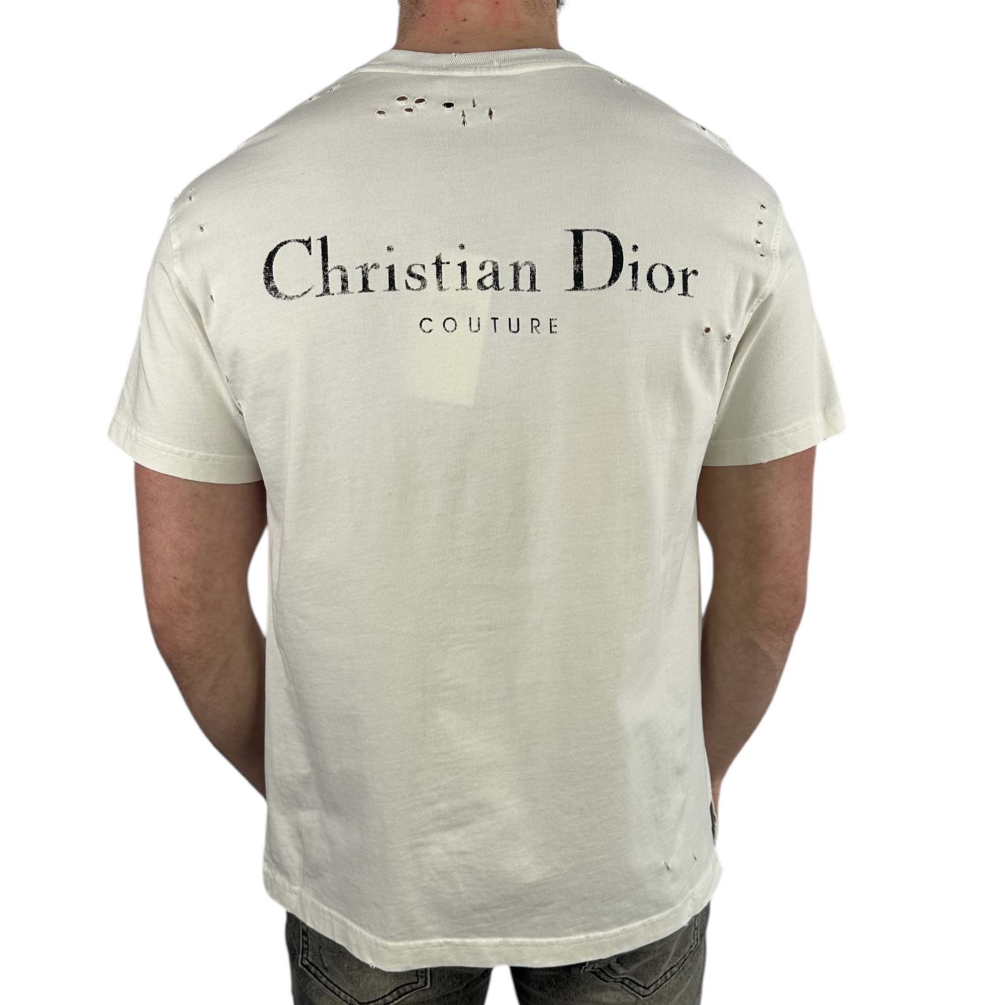 Dior T-shirt Couture White - Image 3