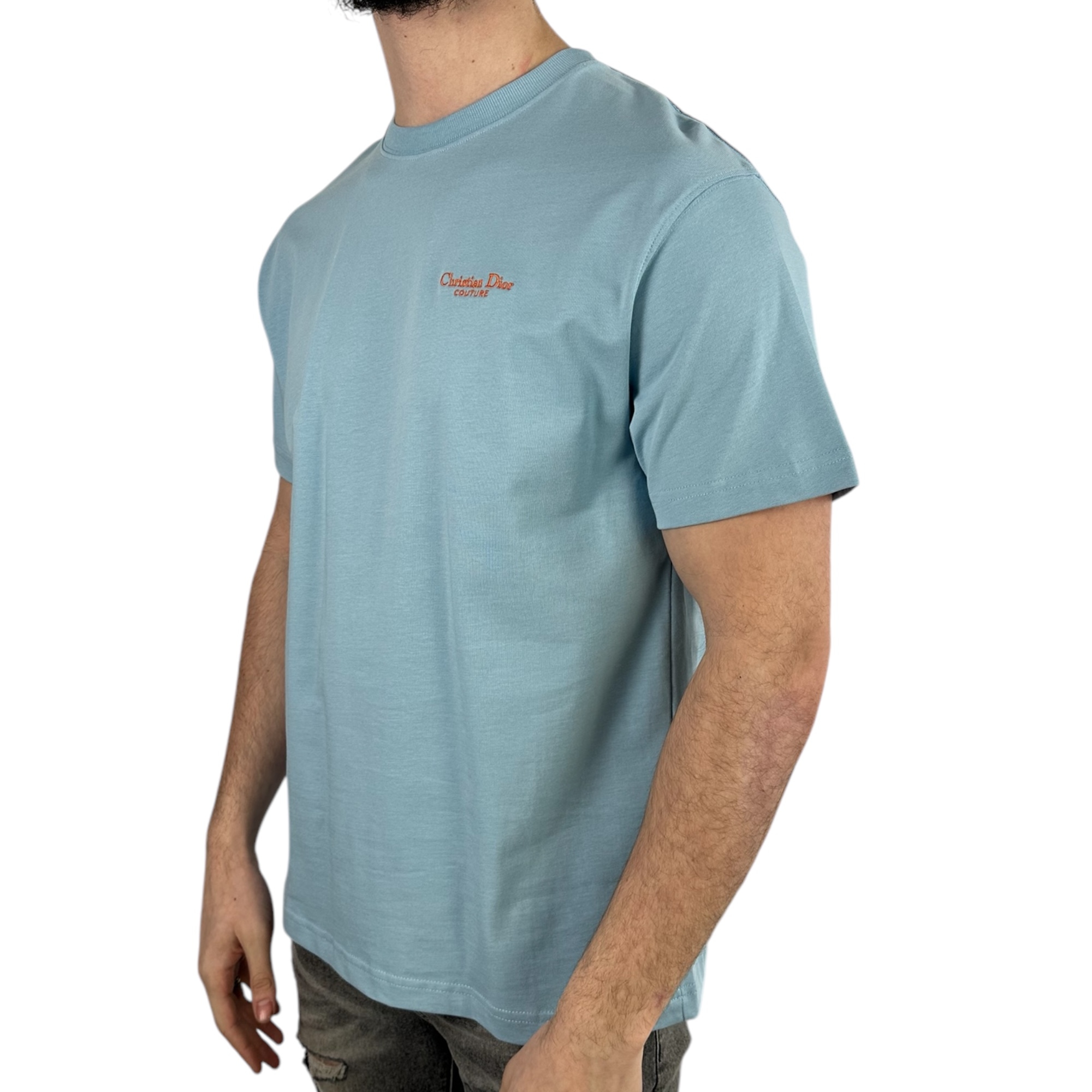 Dior T-shirt Couture Ciel Blue - Image 2