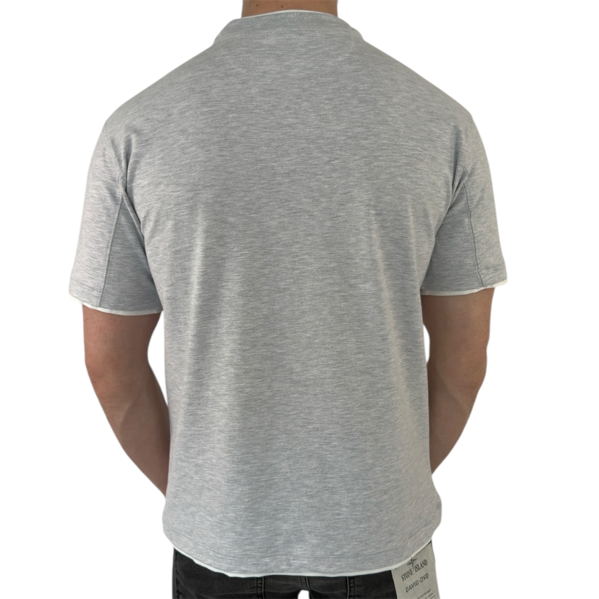 Brunello Cucinelli T-shirt Cotton Grey - Image 3