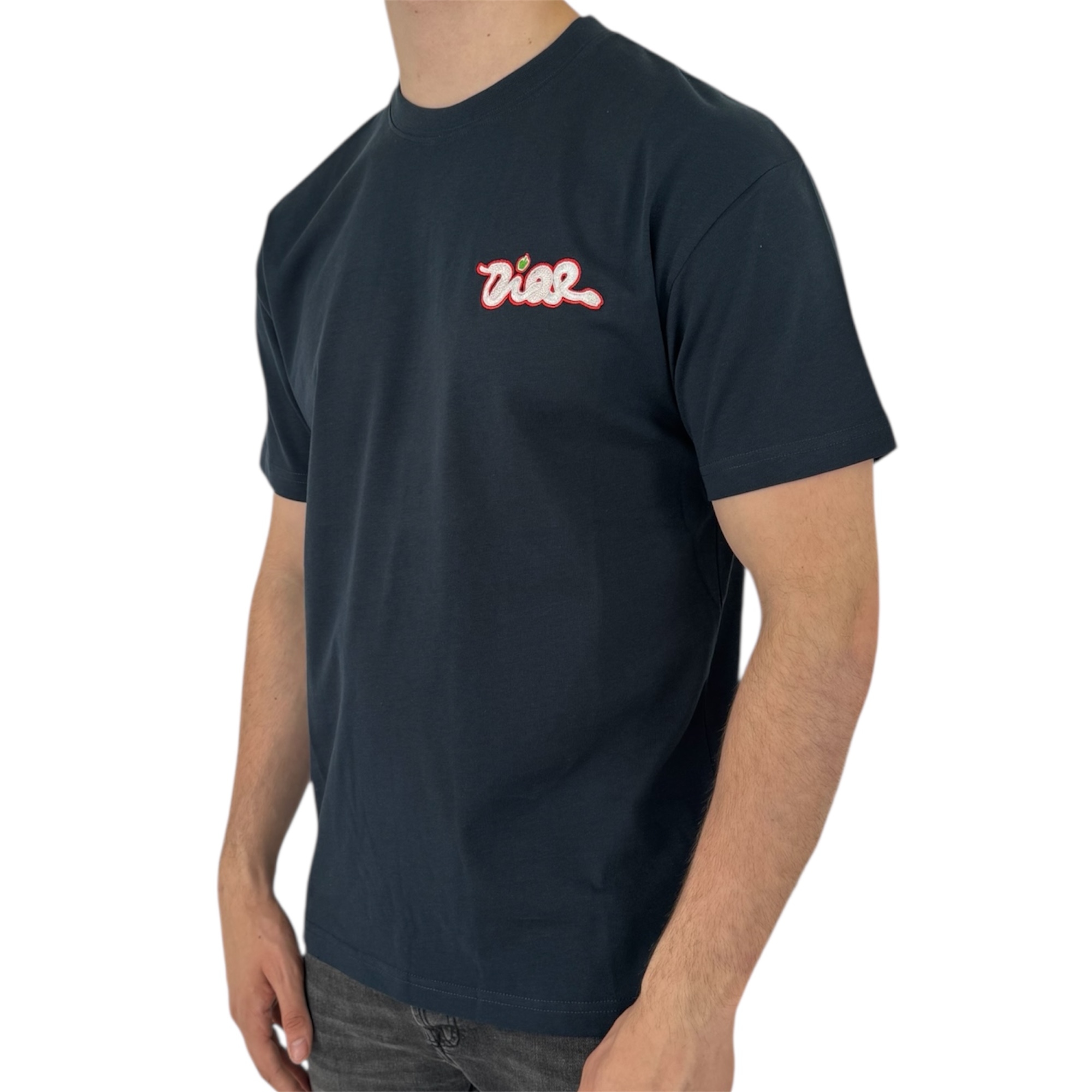 Dior T-shirt Snake Print Navy Blue - Image 2